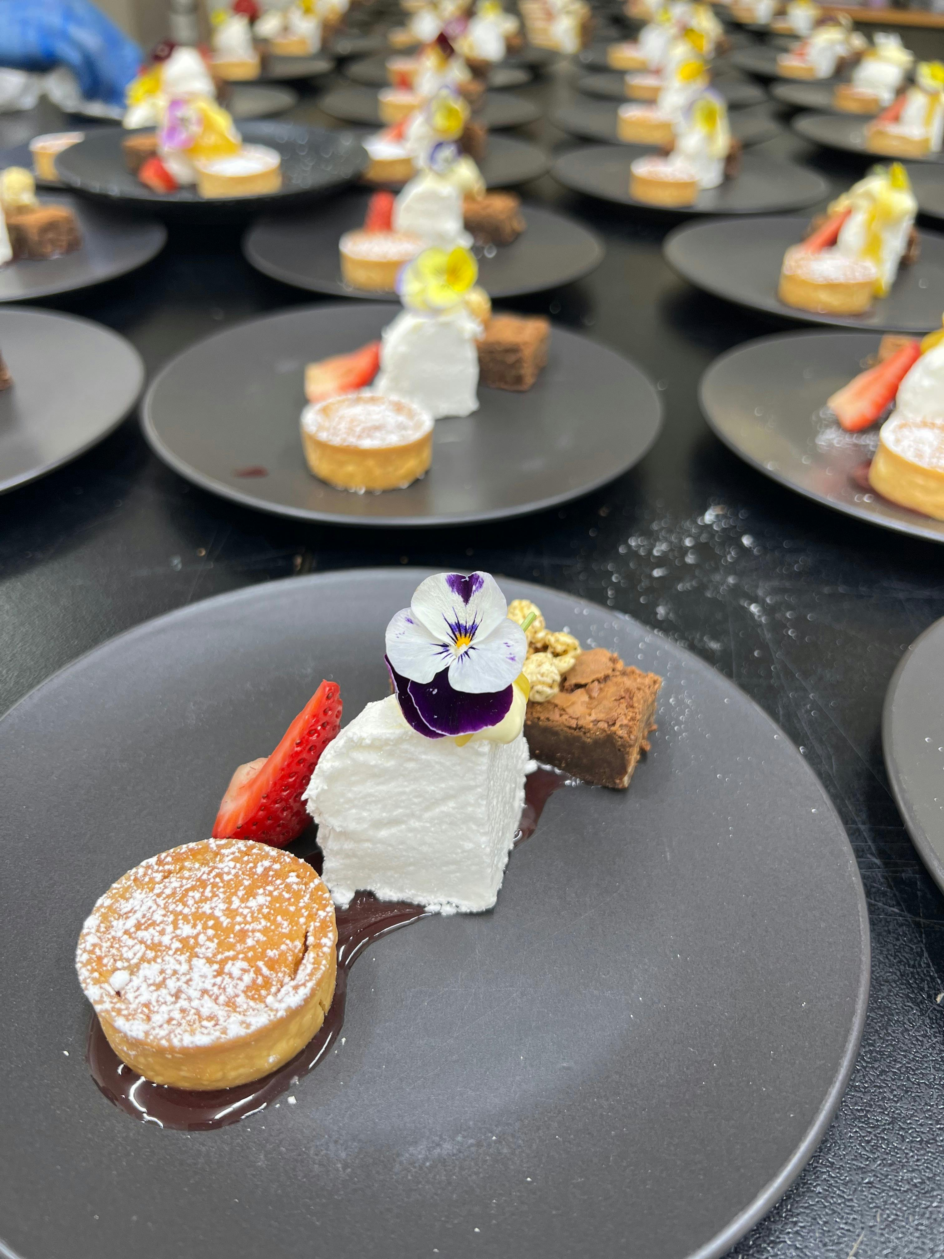 Dessert tasting plate