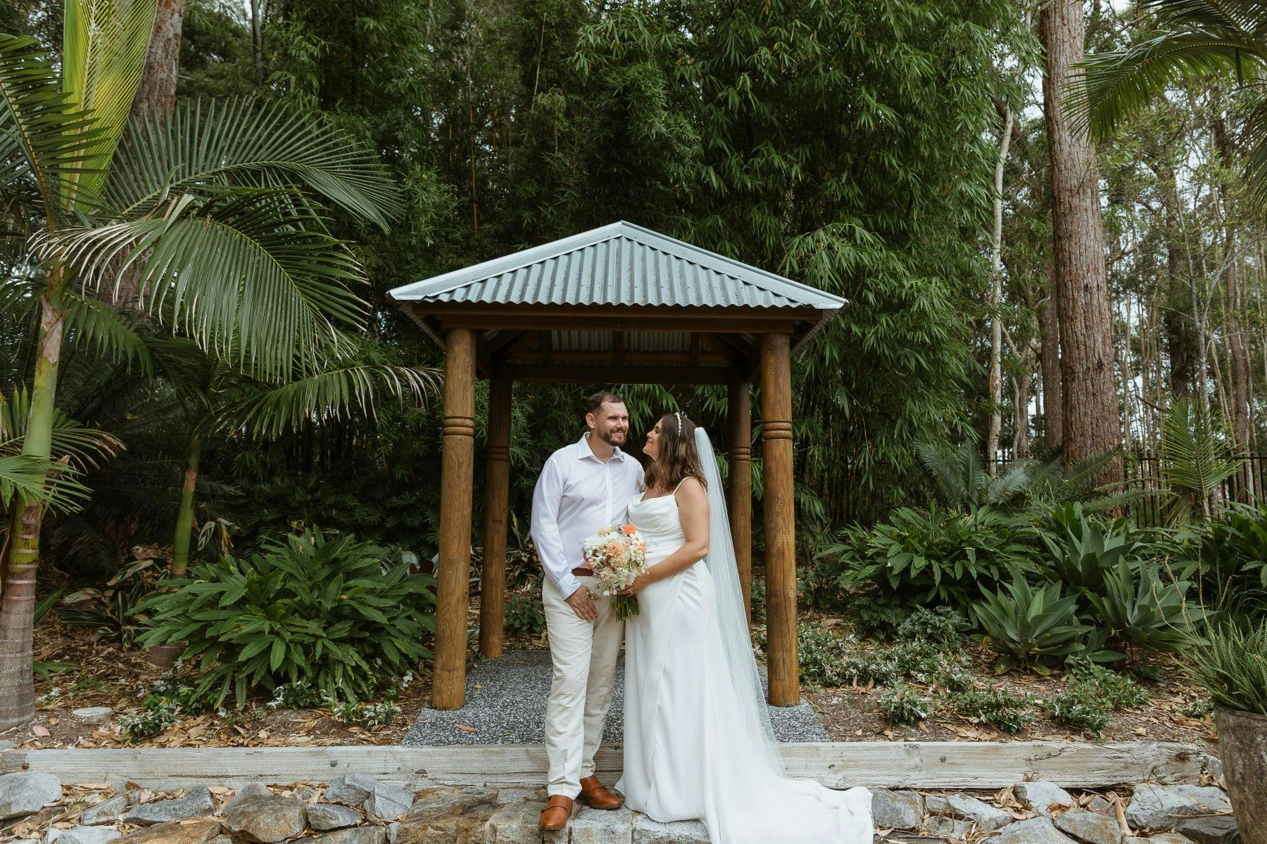 Bride & Groom just married