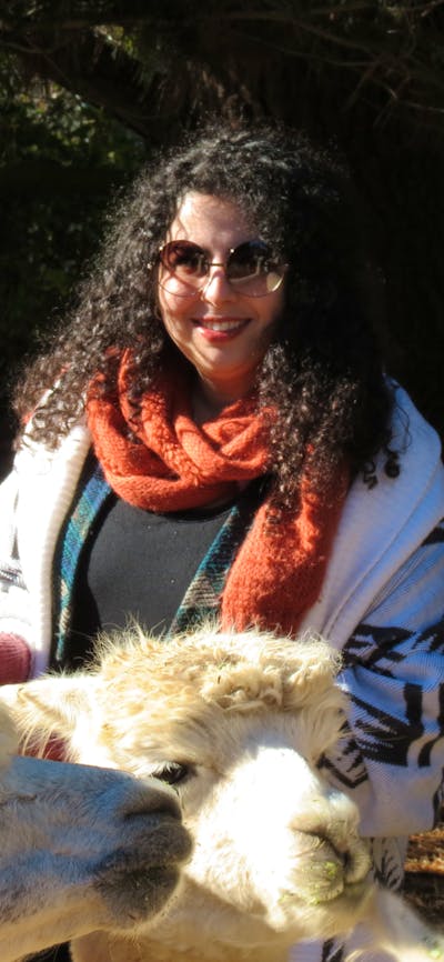 Surrounded by alpaca