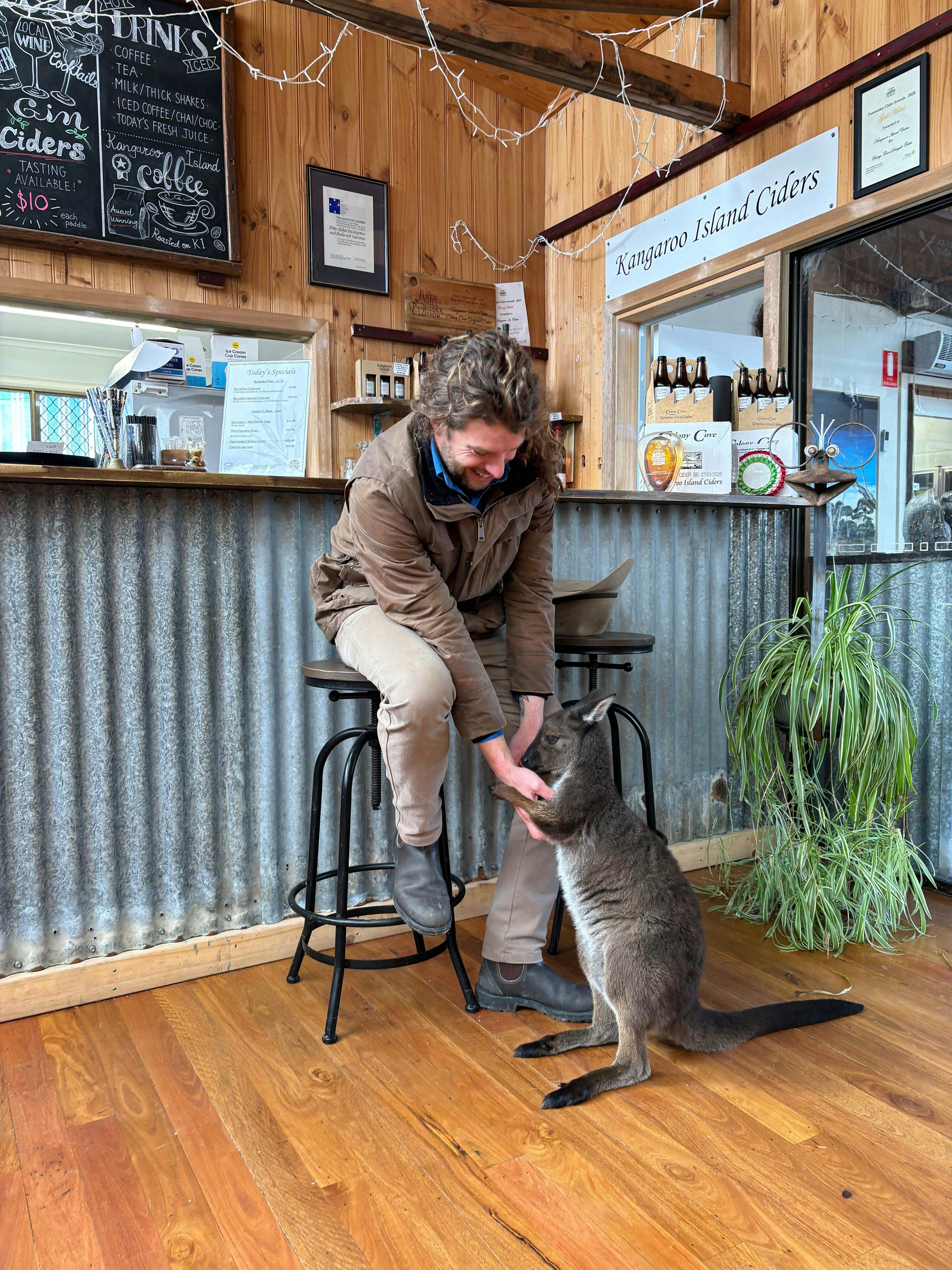 Joey at Eucalyptus Distillery