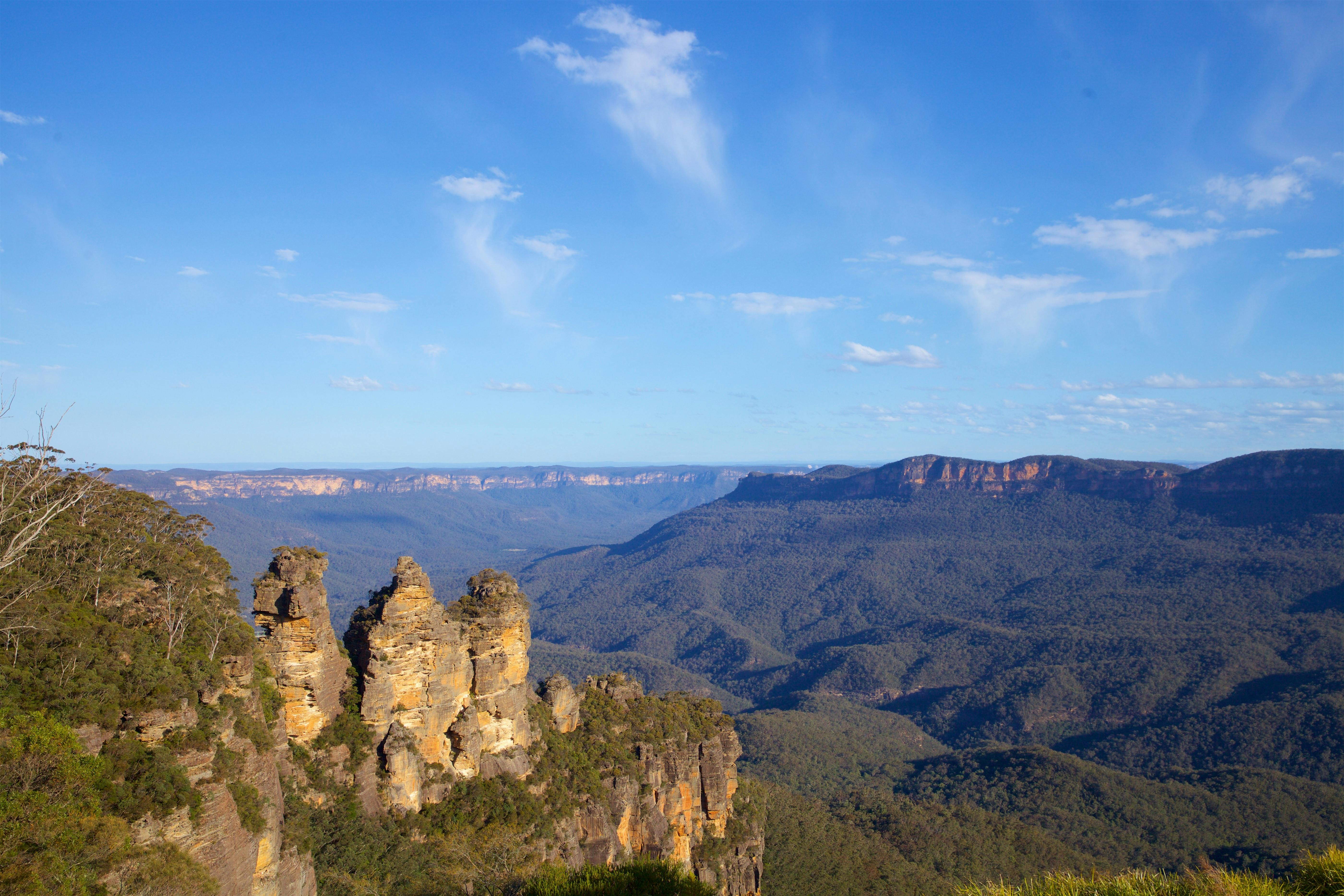 Three sisters and mount solitary