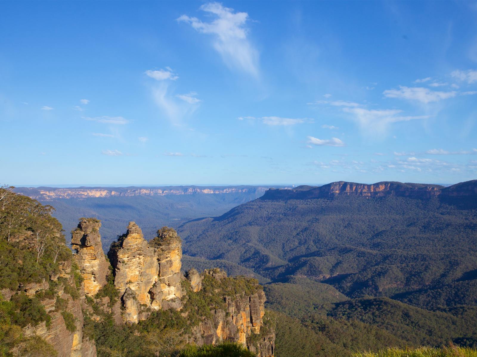 Three sisters and mount solitary