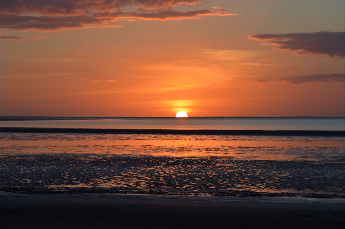 Sunset over Albatross Bay