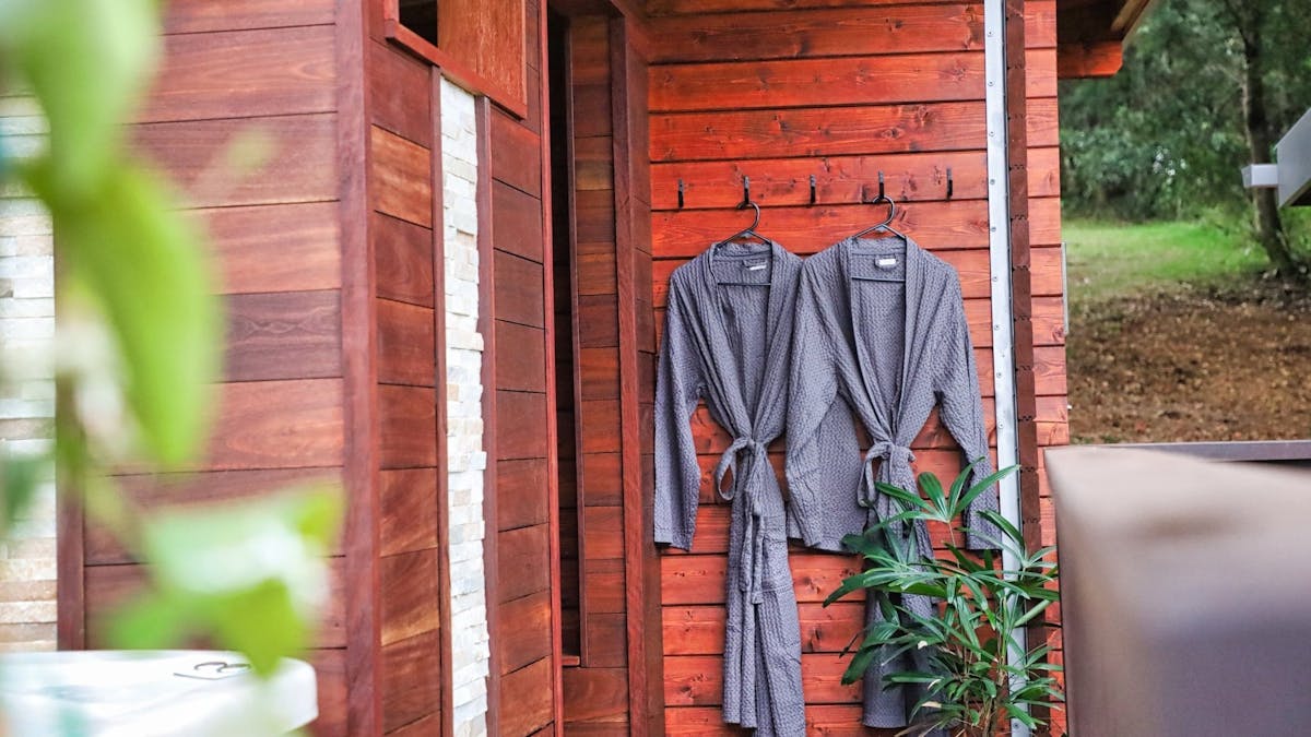 Luxury robes provided for guests at The Range Holistic Spa and Wellness Montville Sunshine Coast