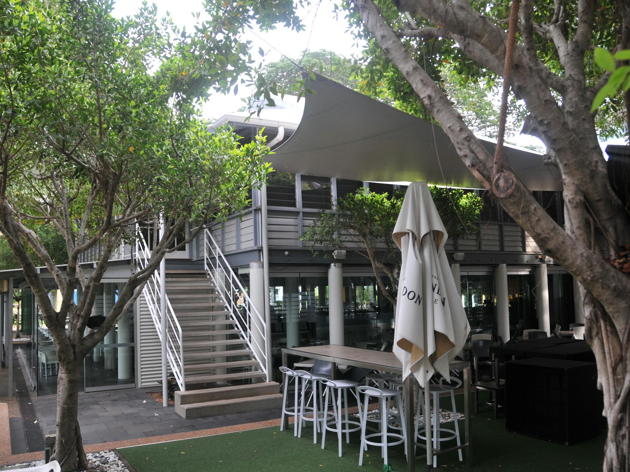 Detail of main stairs to the house.