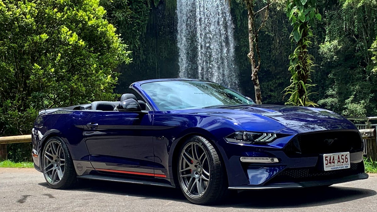 Kona Blue Mustang V8 Convertible