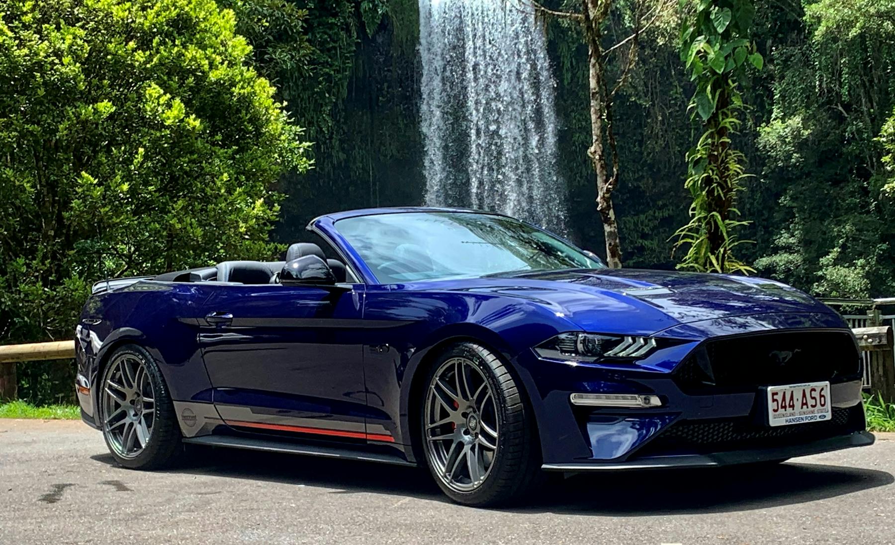 Kona Blue Mustang V8 Convertible