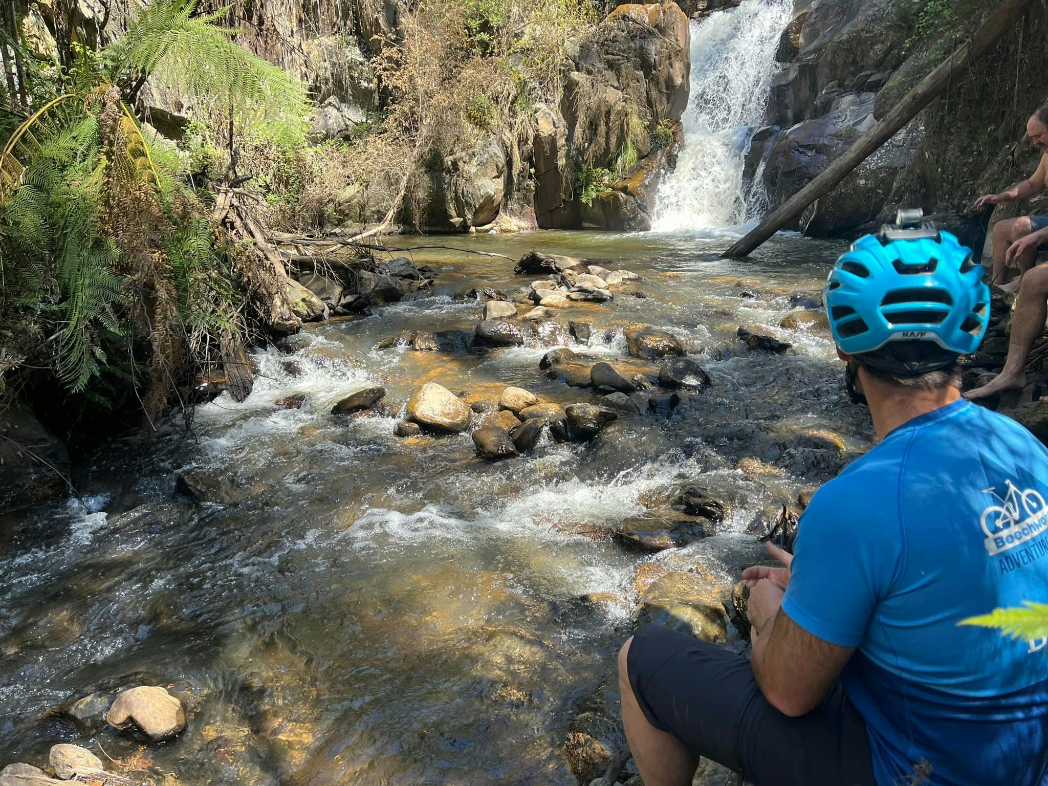 Waterfall visit with Beechworth eMTB