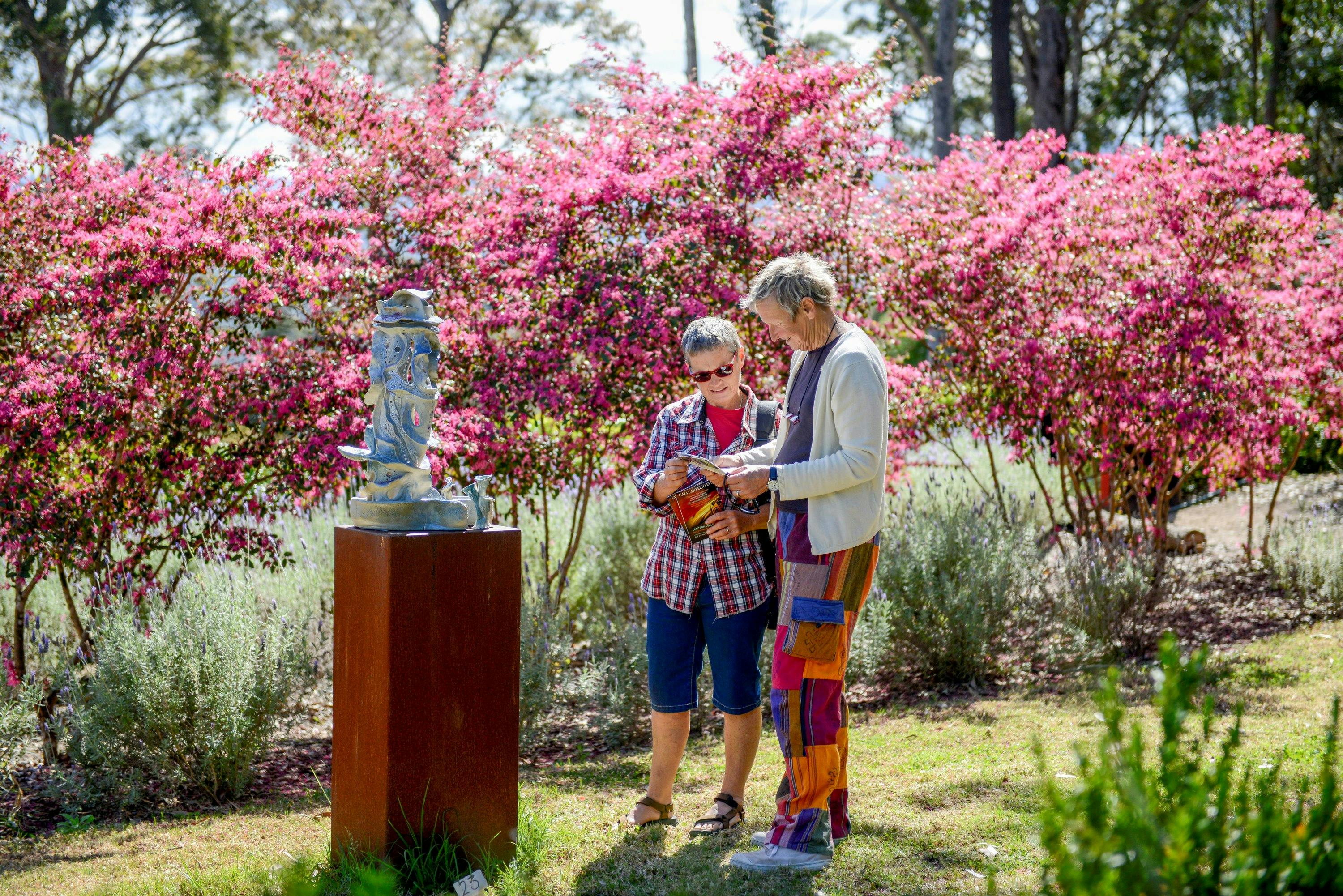 Scuplture at Petana during Escape Artfest