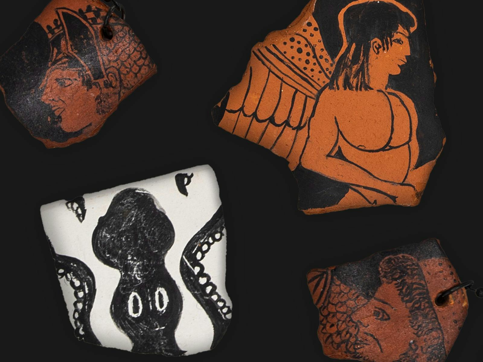 cermaics cut up into sherds