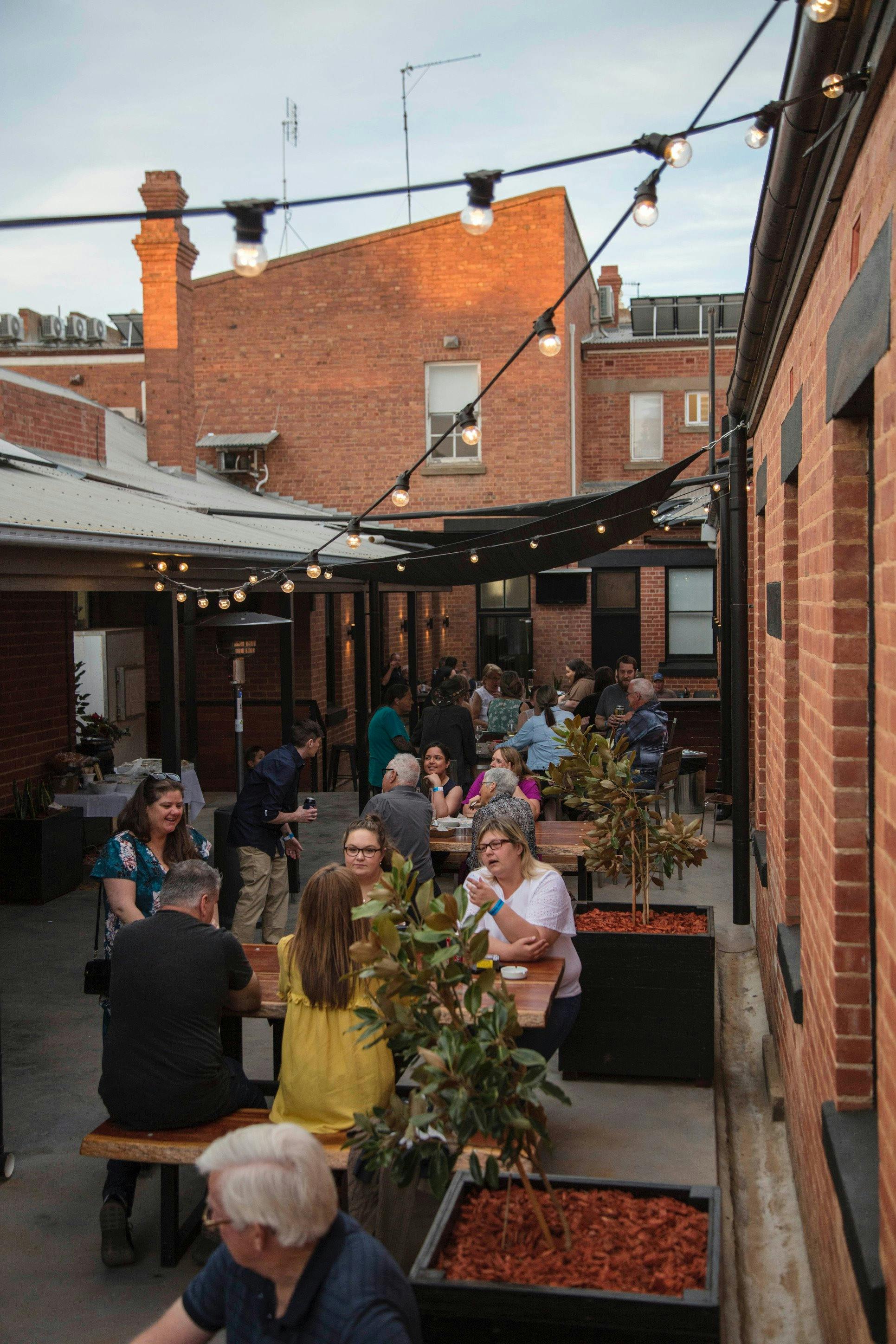 Enjoy the Beer Garden