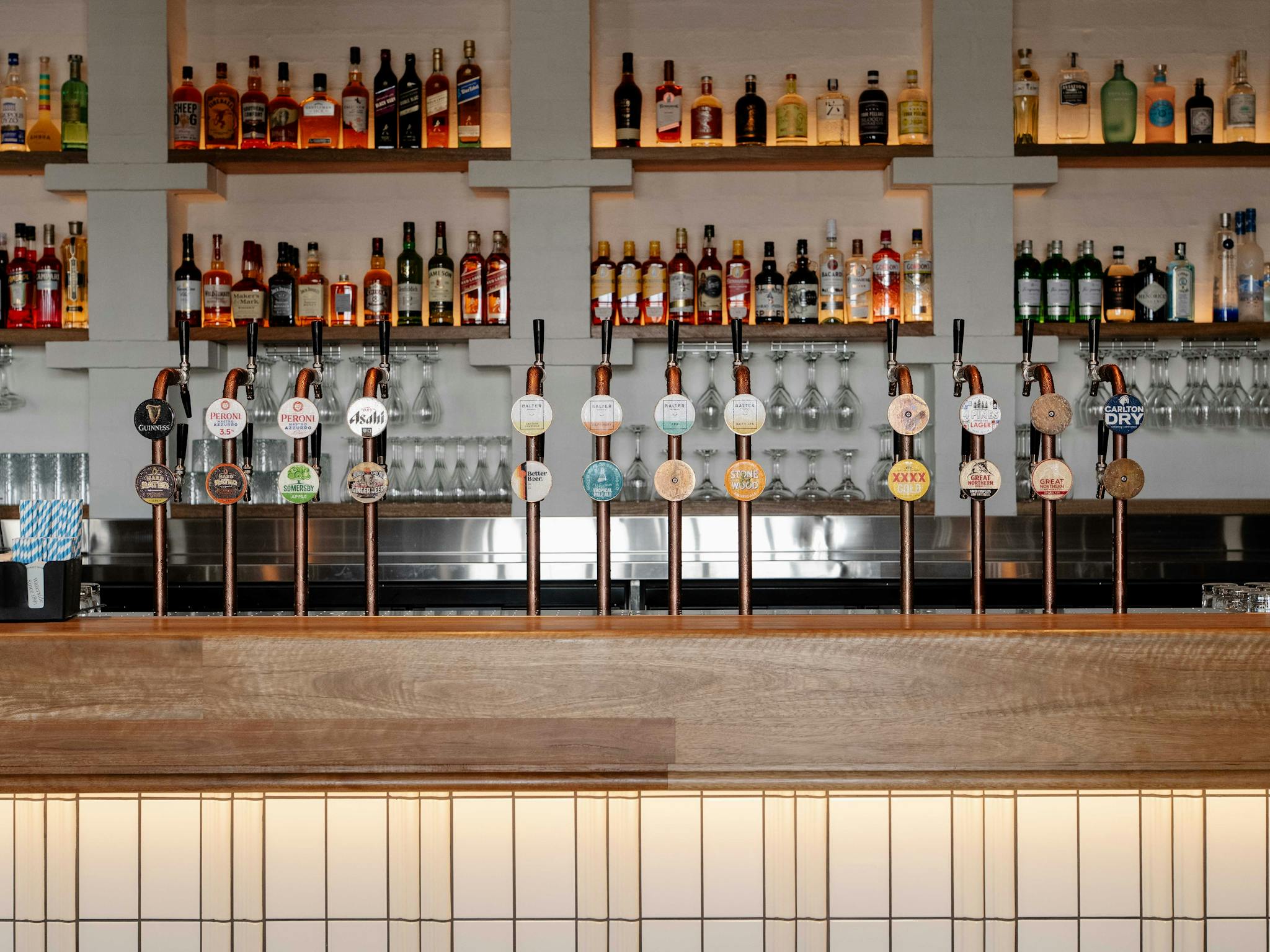 A photo of our Laneway Bar that is in our Bistro. A photo of our Laneway Bar that is in our Bistro.