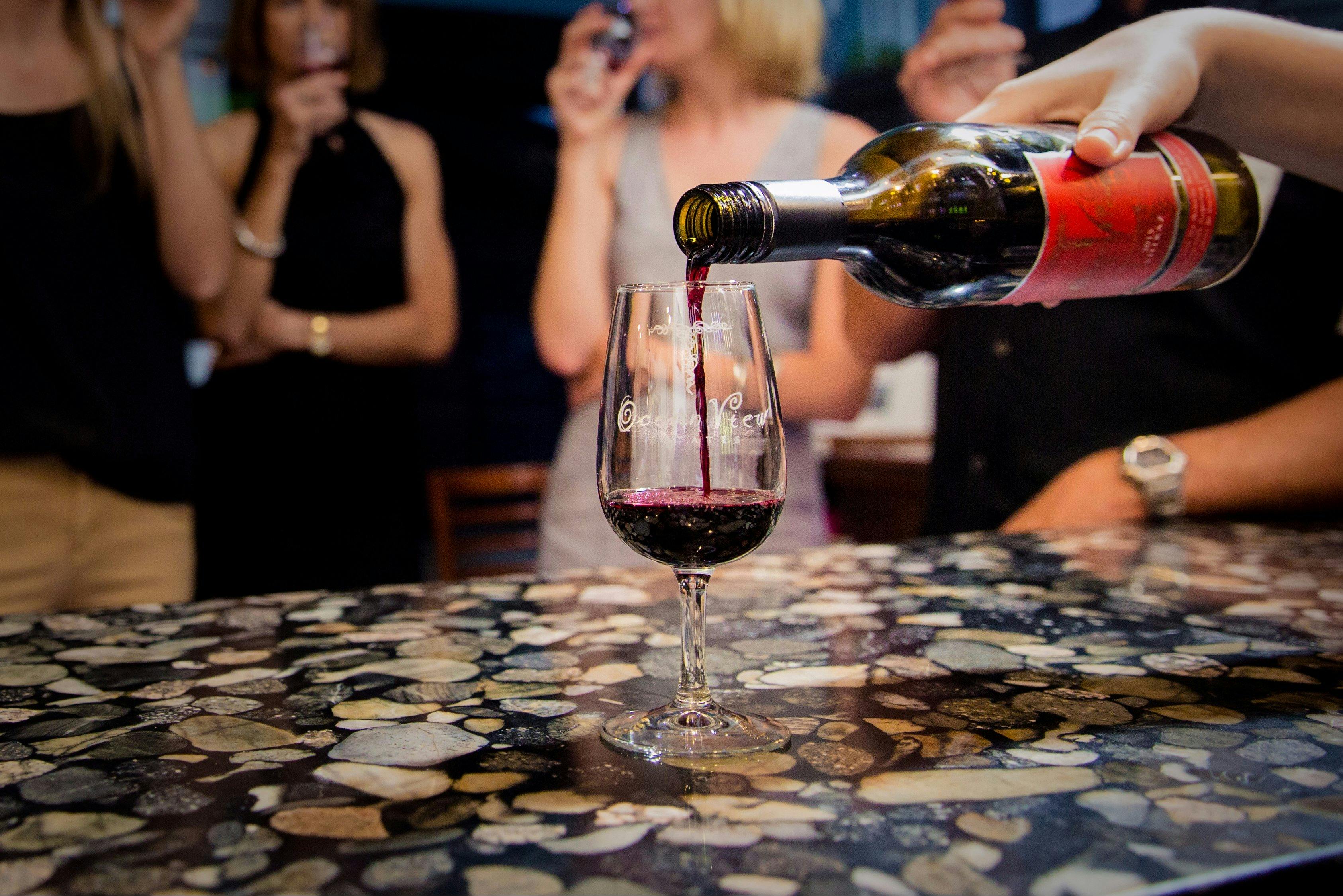 Tasting in the cellar door