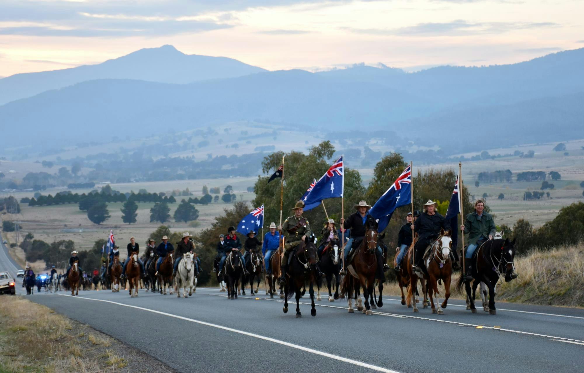 ANZAC Day service at Merrijig