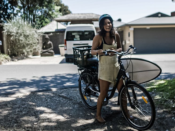 Ebike and surfboard carrier