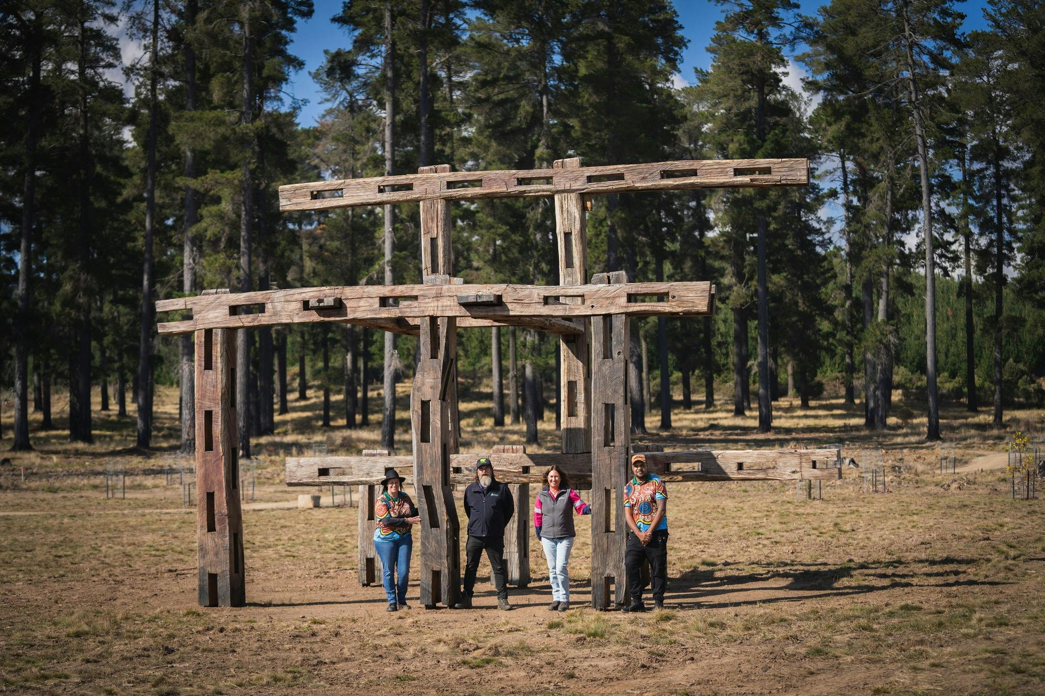 Sculpture - part of the Bago Scultpure Forest - at Sugar Pines