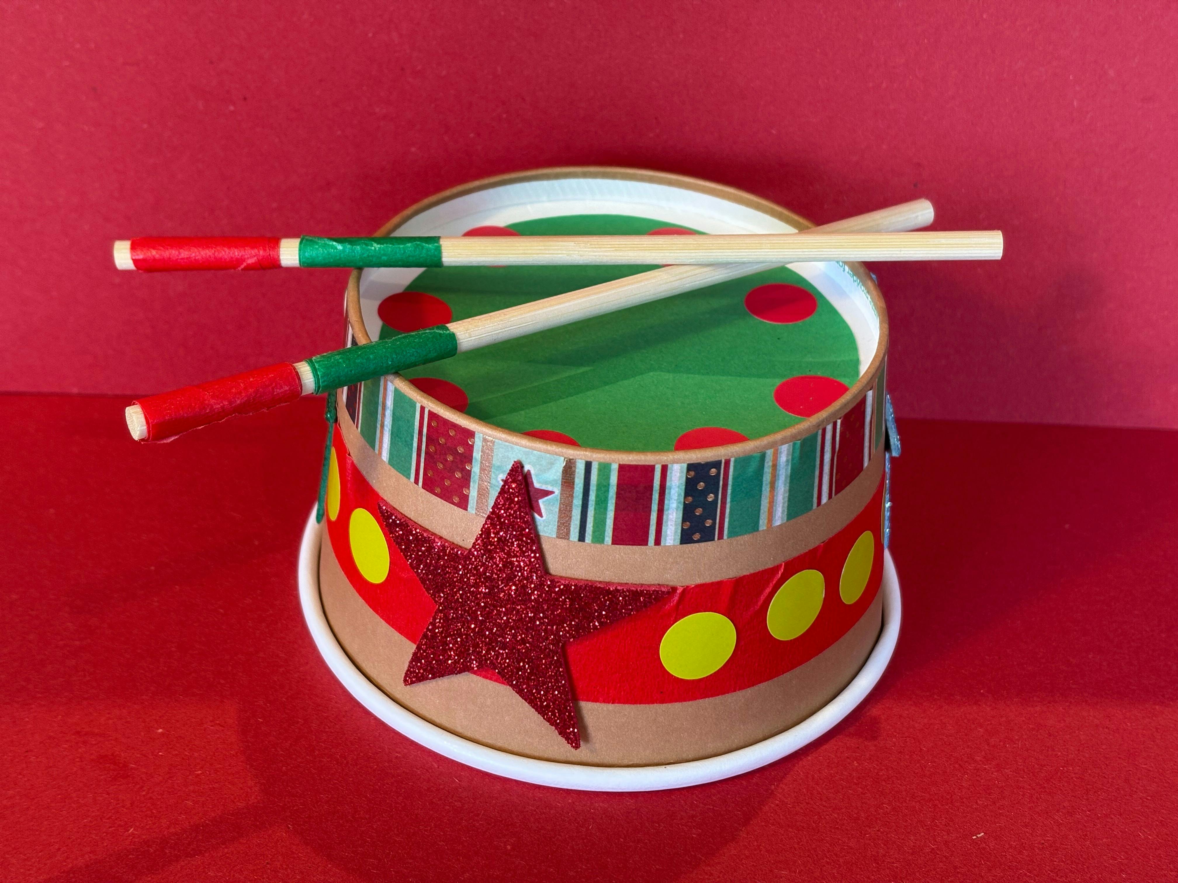 Make Christmas drums with Ballarat artist Tegan Crosbie