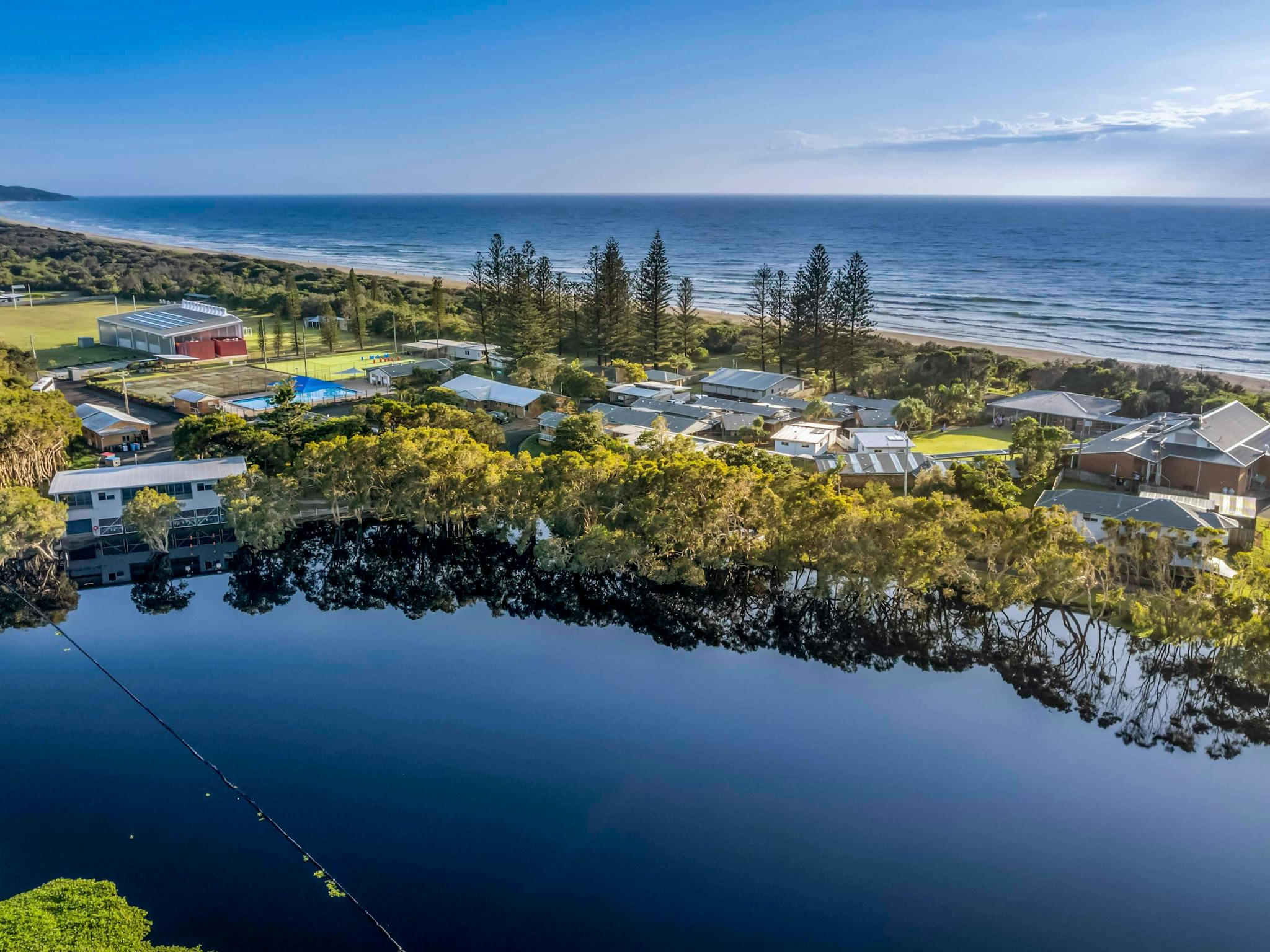 Lake Ainsworth Aerial Shot