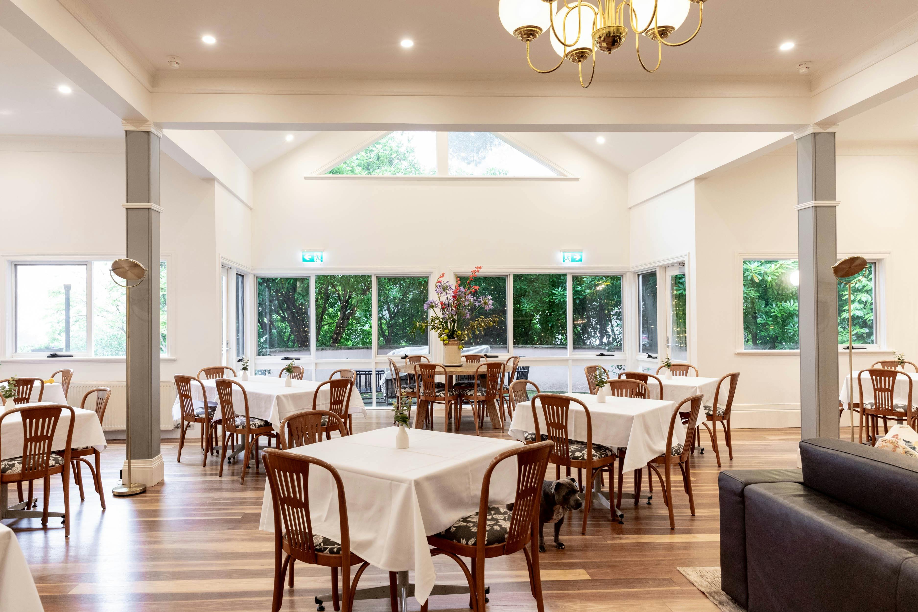 Enjoy a wonderful 2 course a la carte breakfast in the  Dining Room