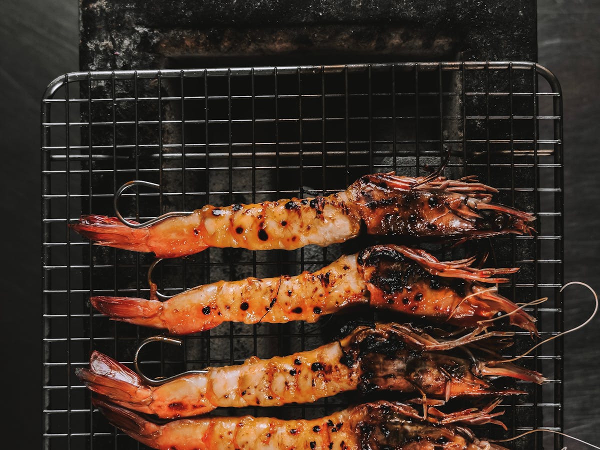Freshly Grilled Mooloolaba King Prawns Freshly Grilled Mooloolaba King Prawns
