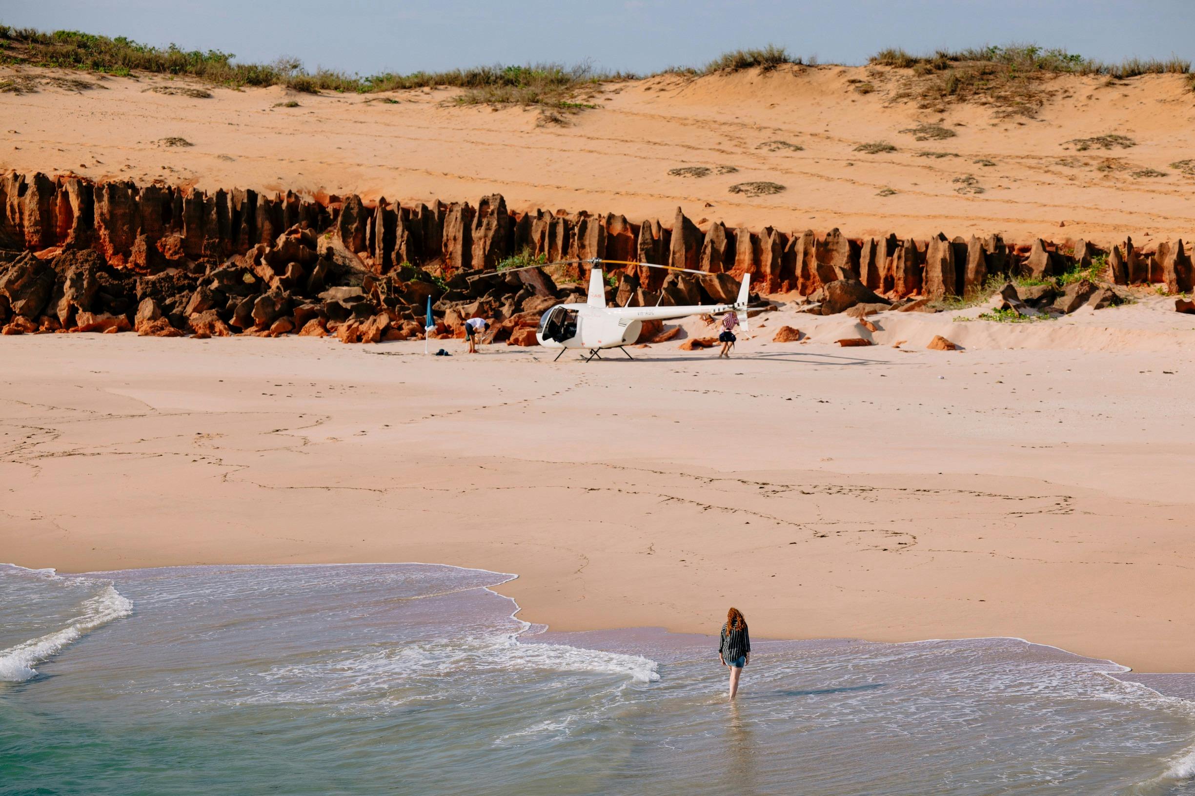 Heli Picnic and Eco Beach Lunch with KAS Helicopters, Broome
