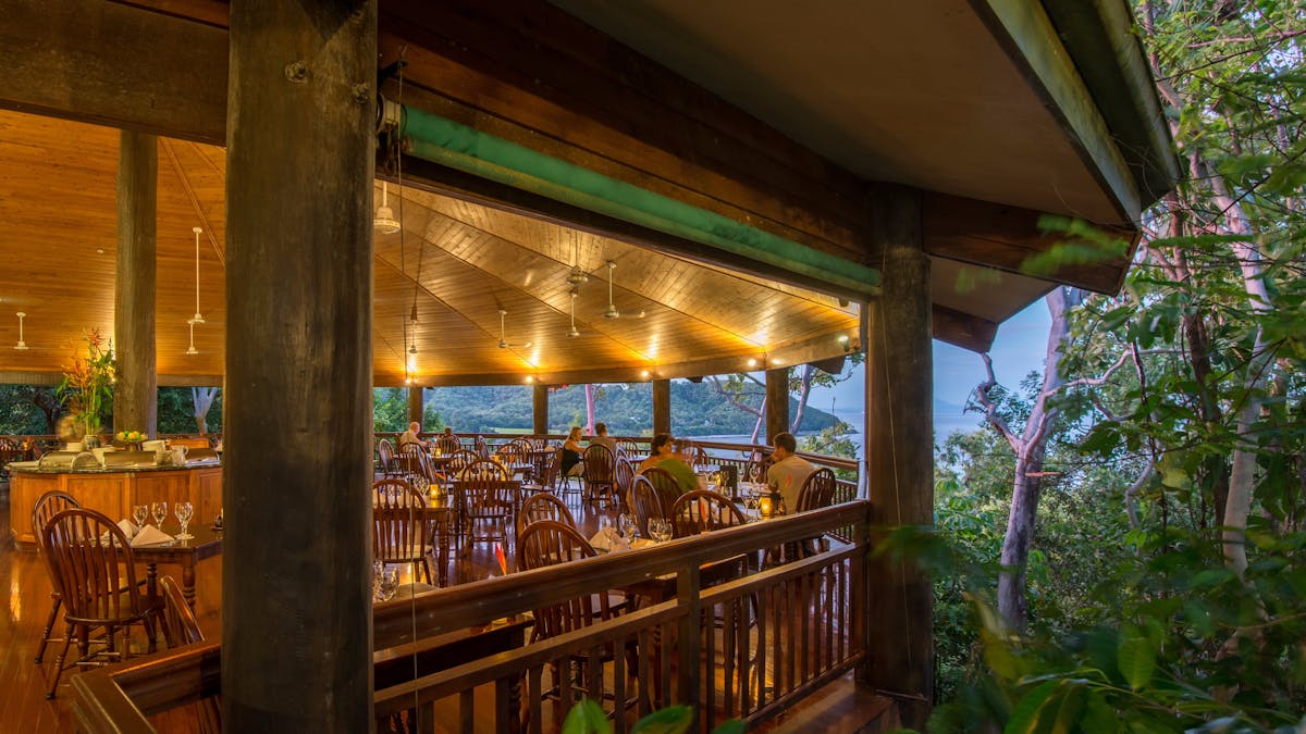 Osprey's Restaurant at dusk