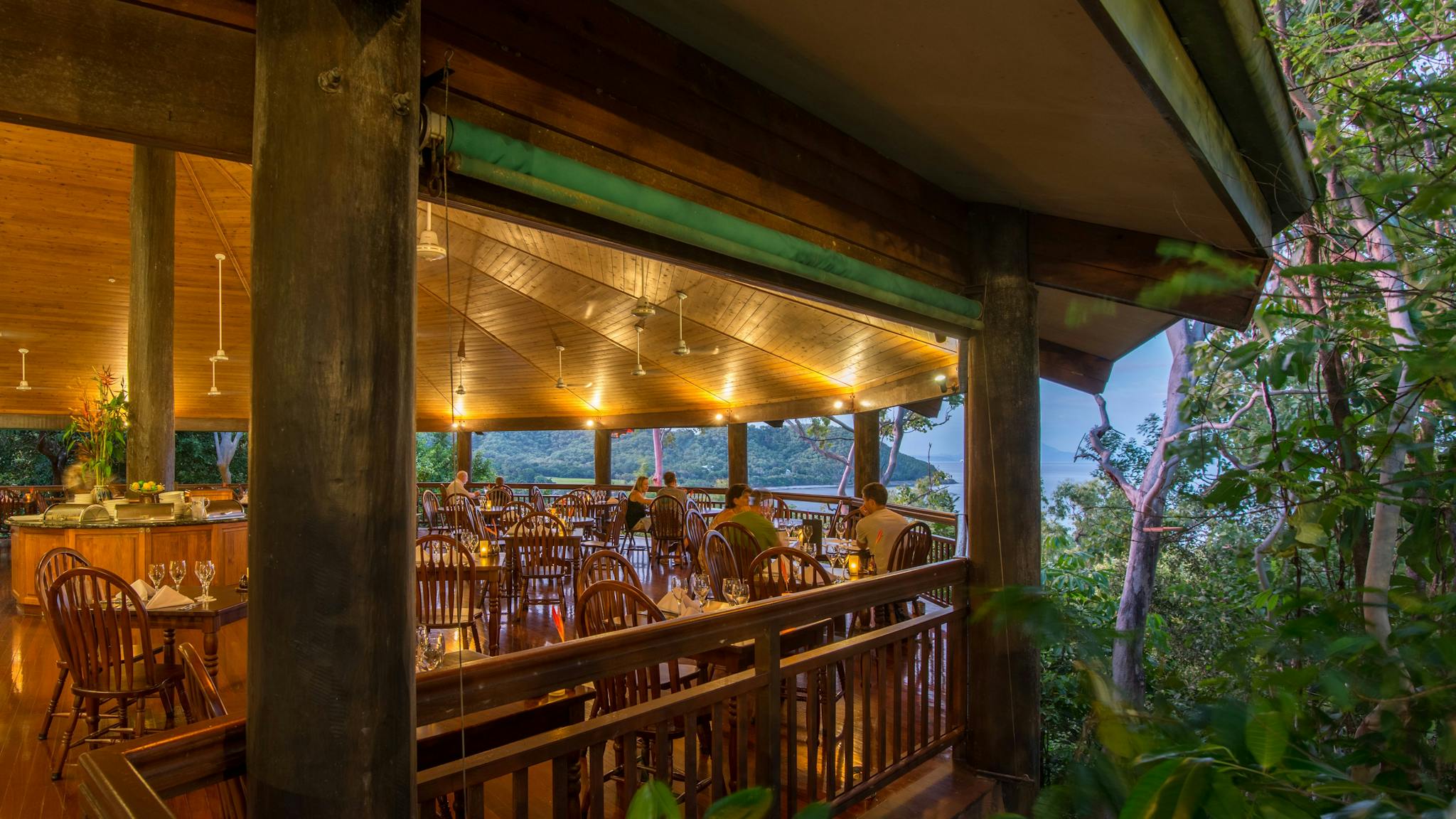 Osprey's Restaurant at dusk Osprey's Restaurant at dusk