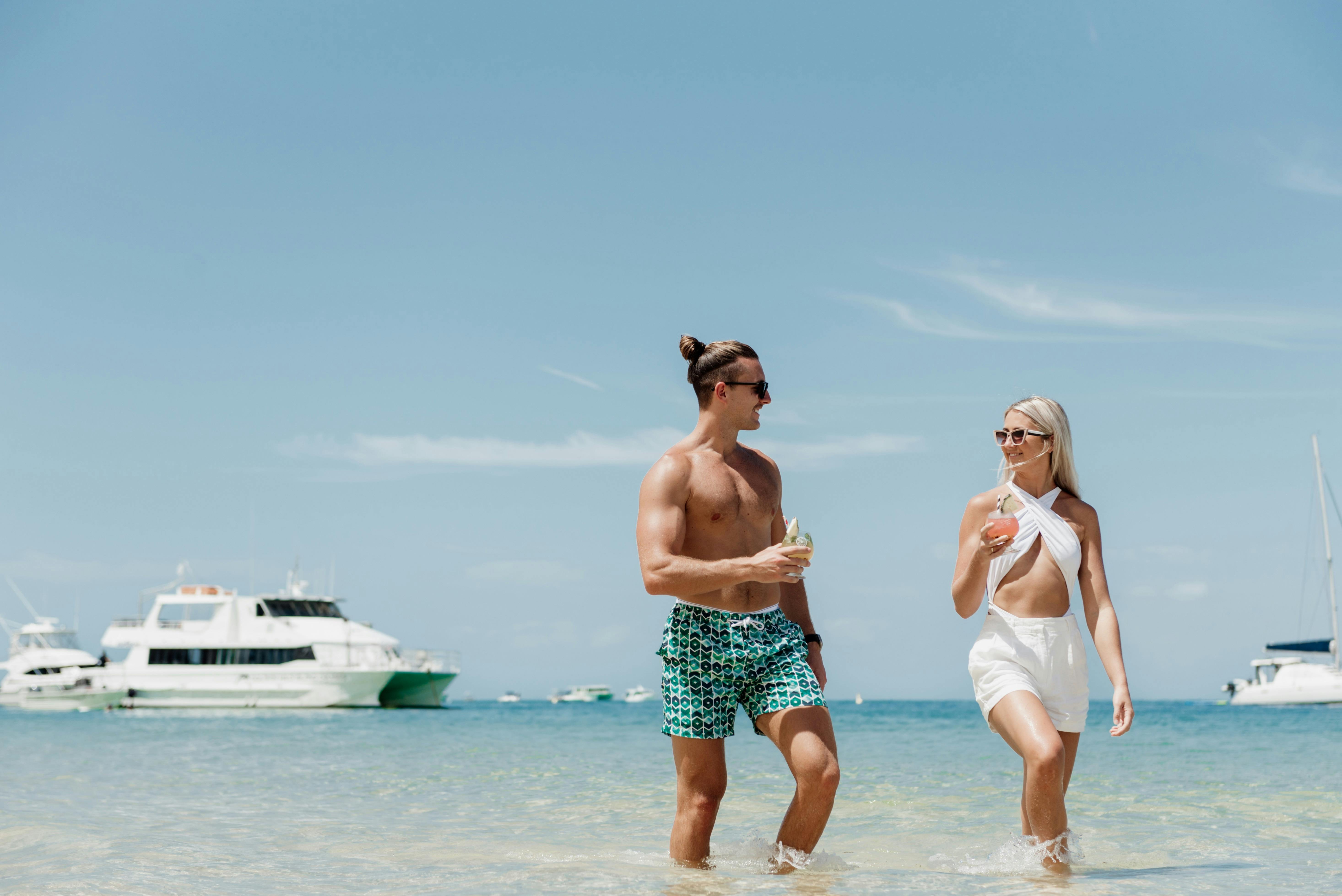 Relaxing on the beach