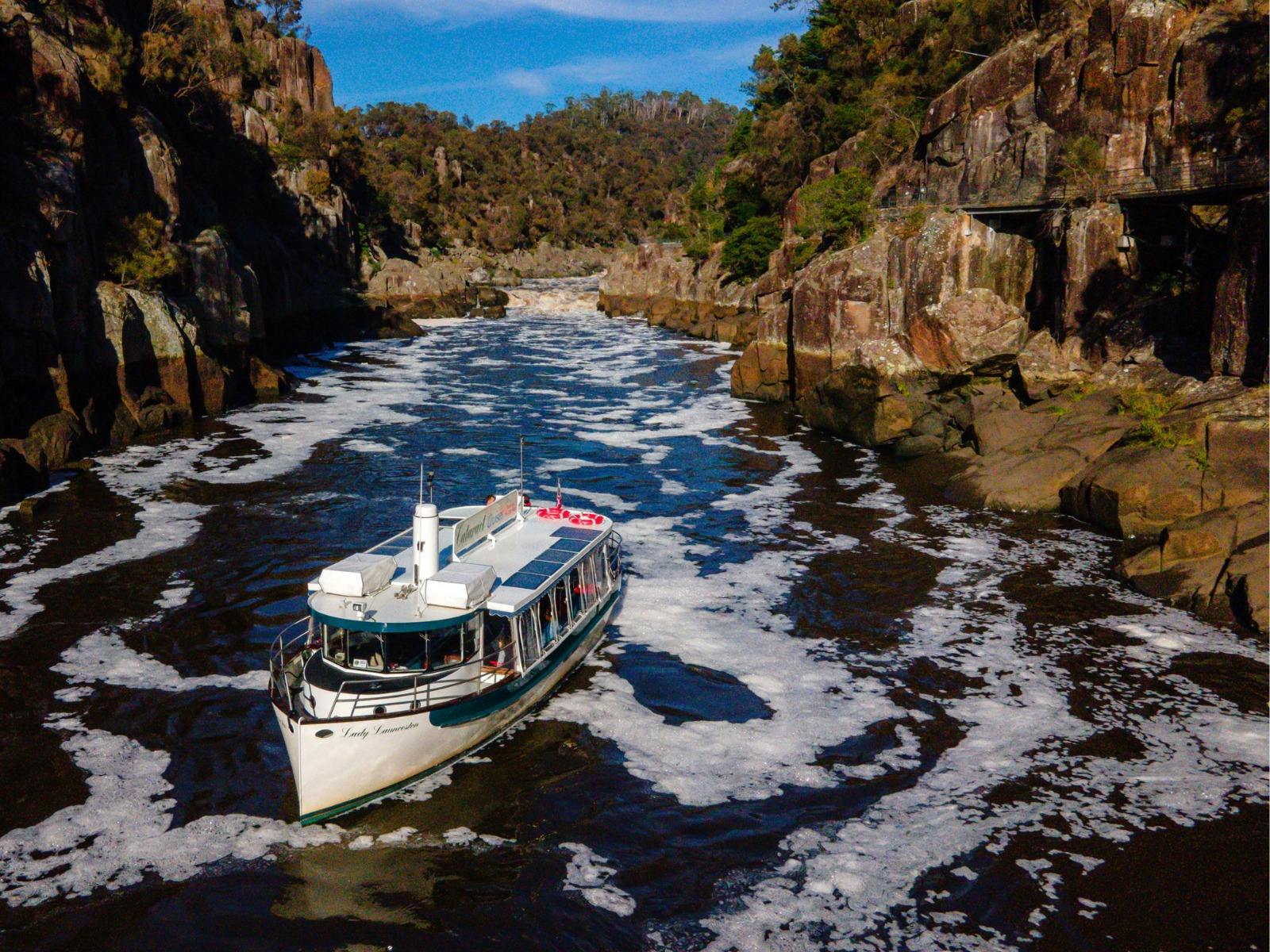 Boat in Cataract Gorge