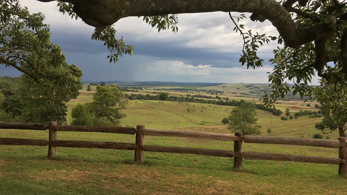 View to the NNW