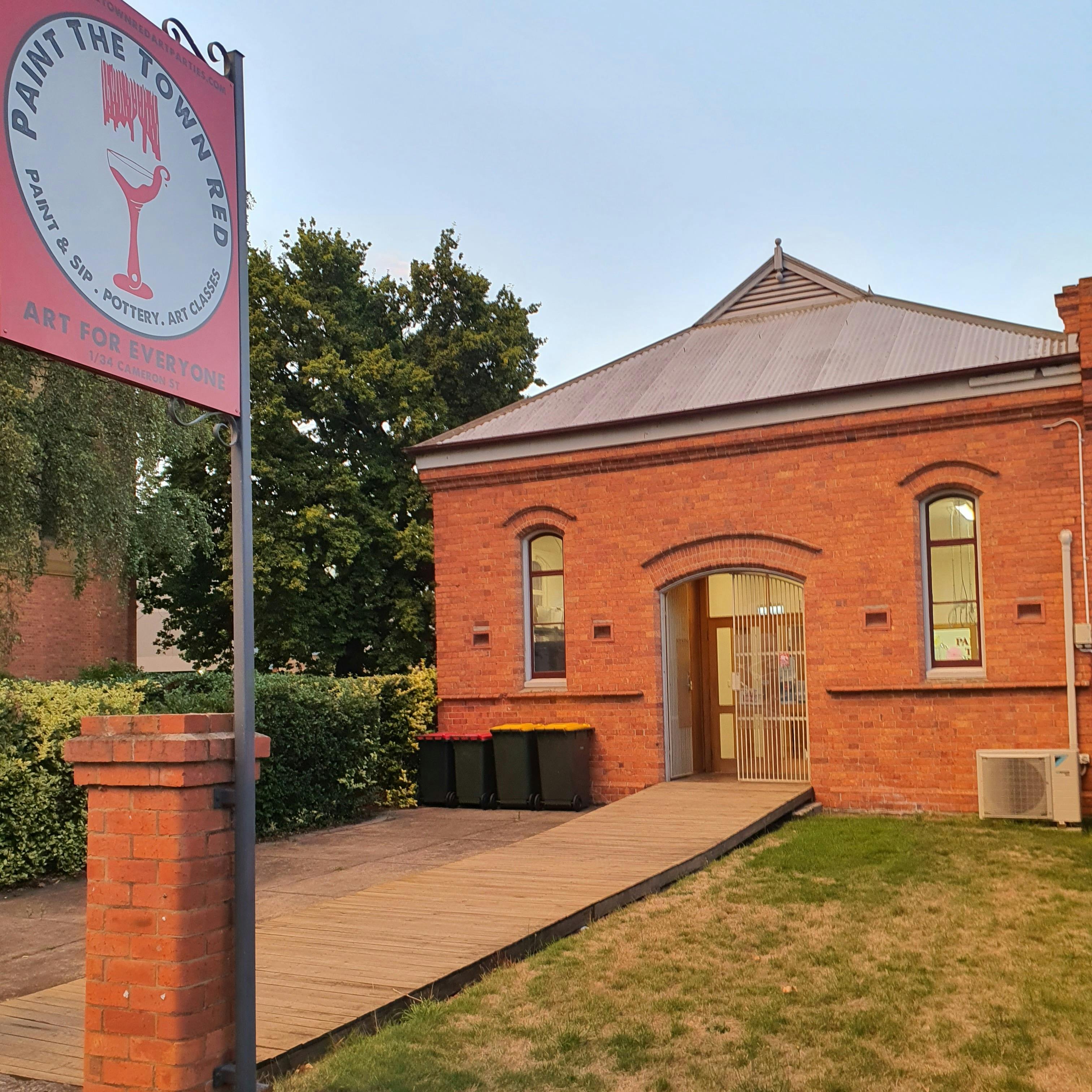Paint the town Red building