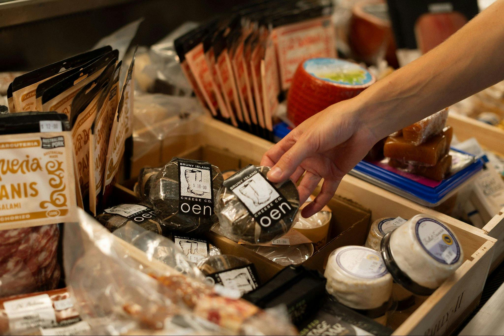 Products on display