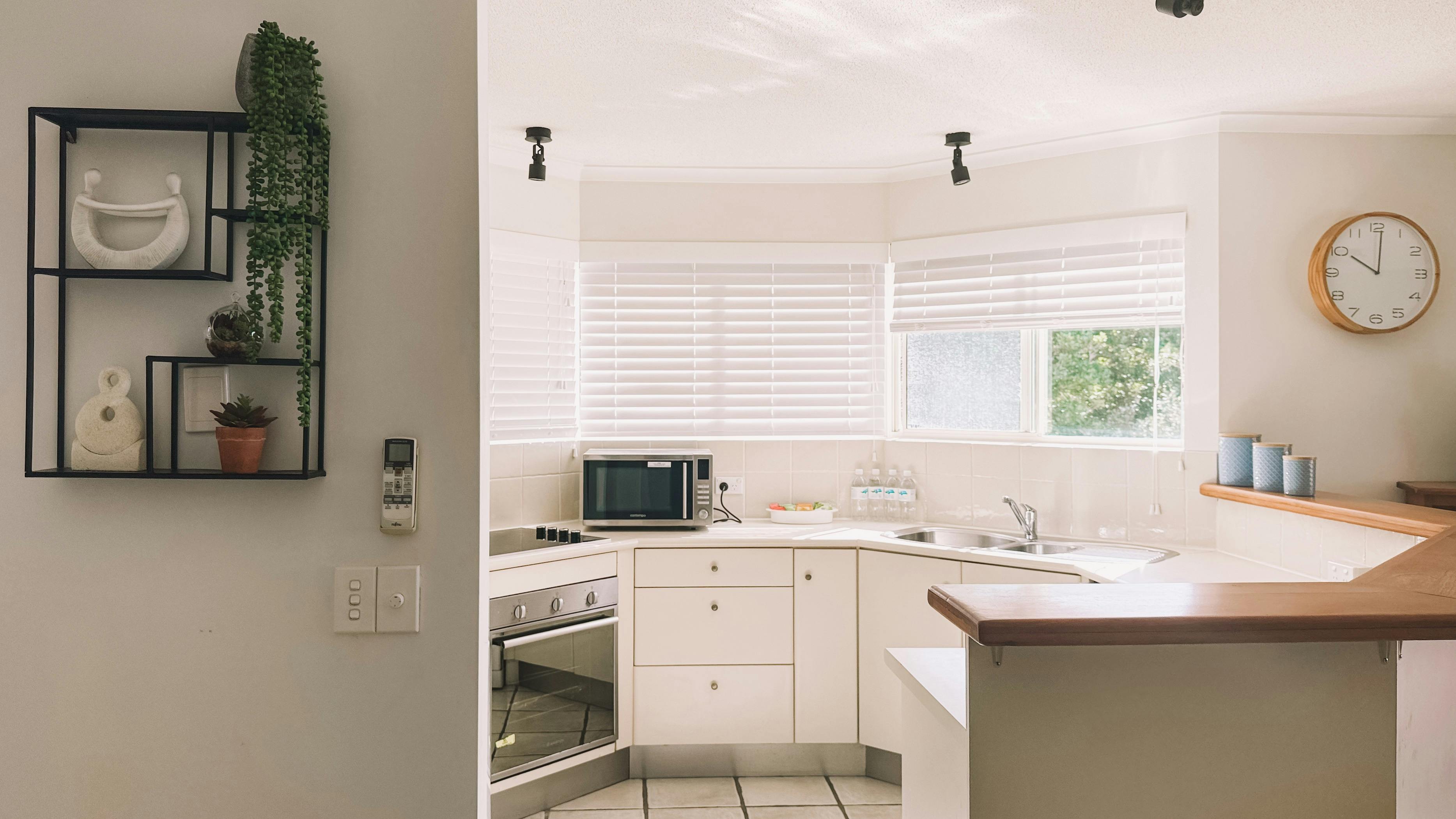 Open plan kitchen