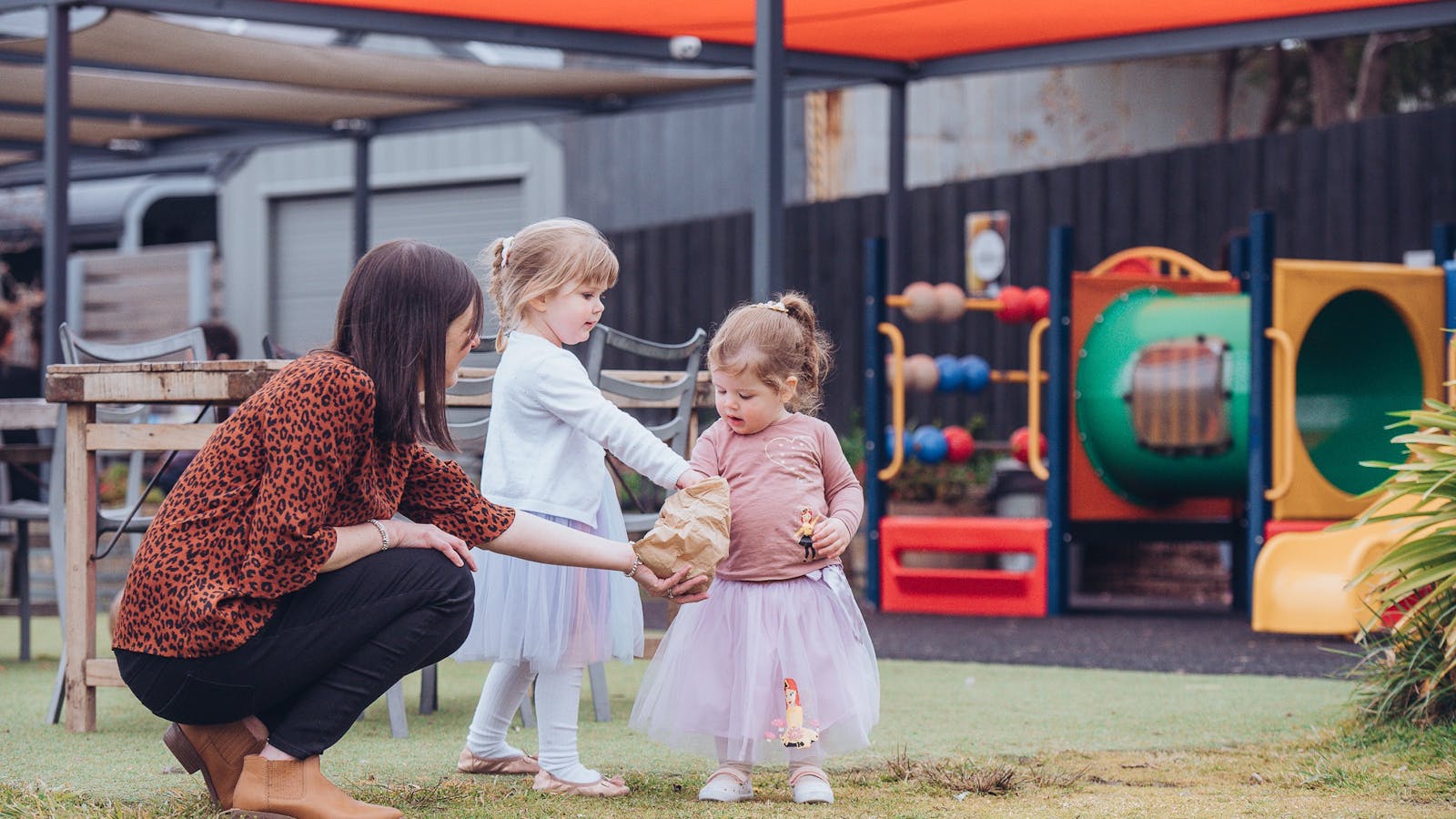 Puddleduck is family friendly with areas for families including a playground and duck feeding