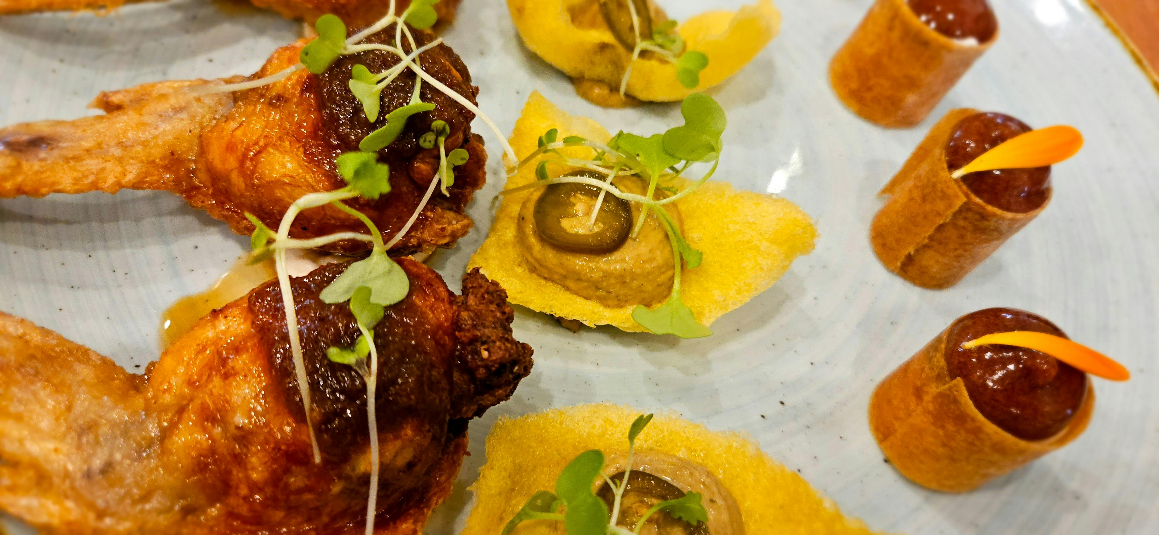 Selected dishes at Ottelia in Coonawarra