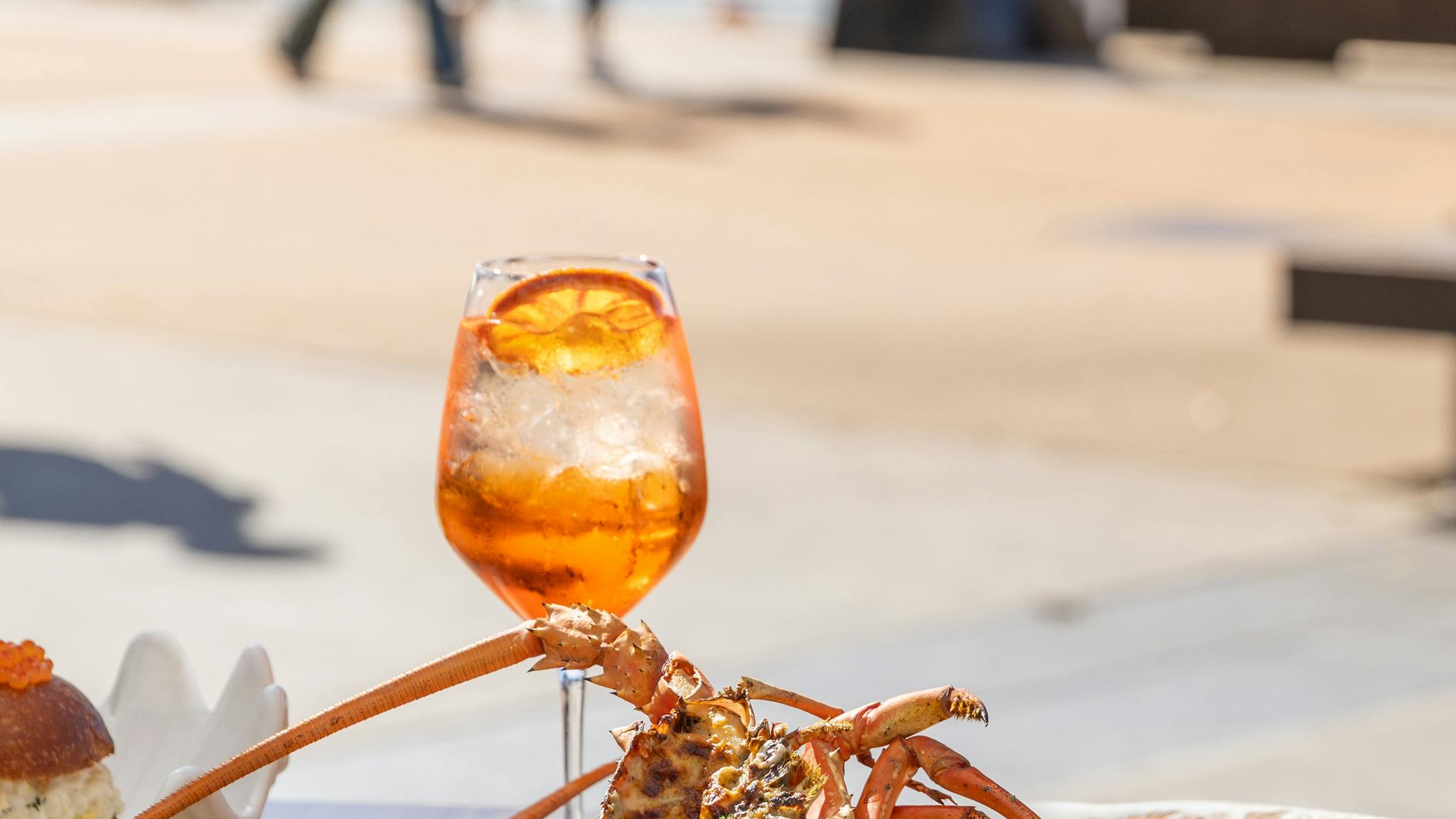 Lobster Thermidor & Aperol Spritz