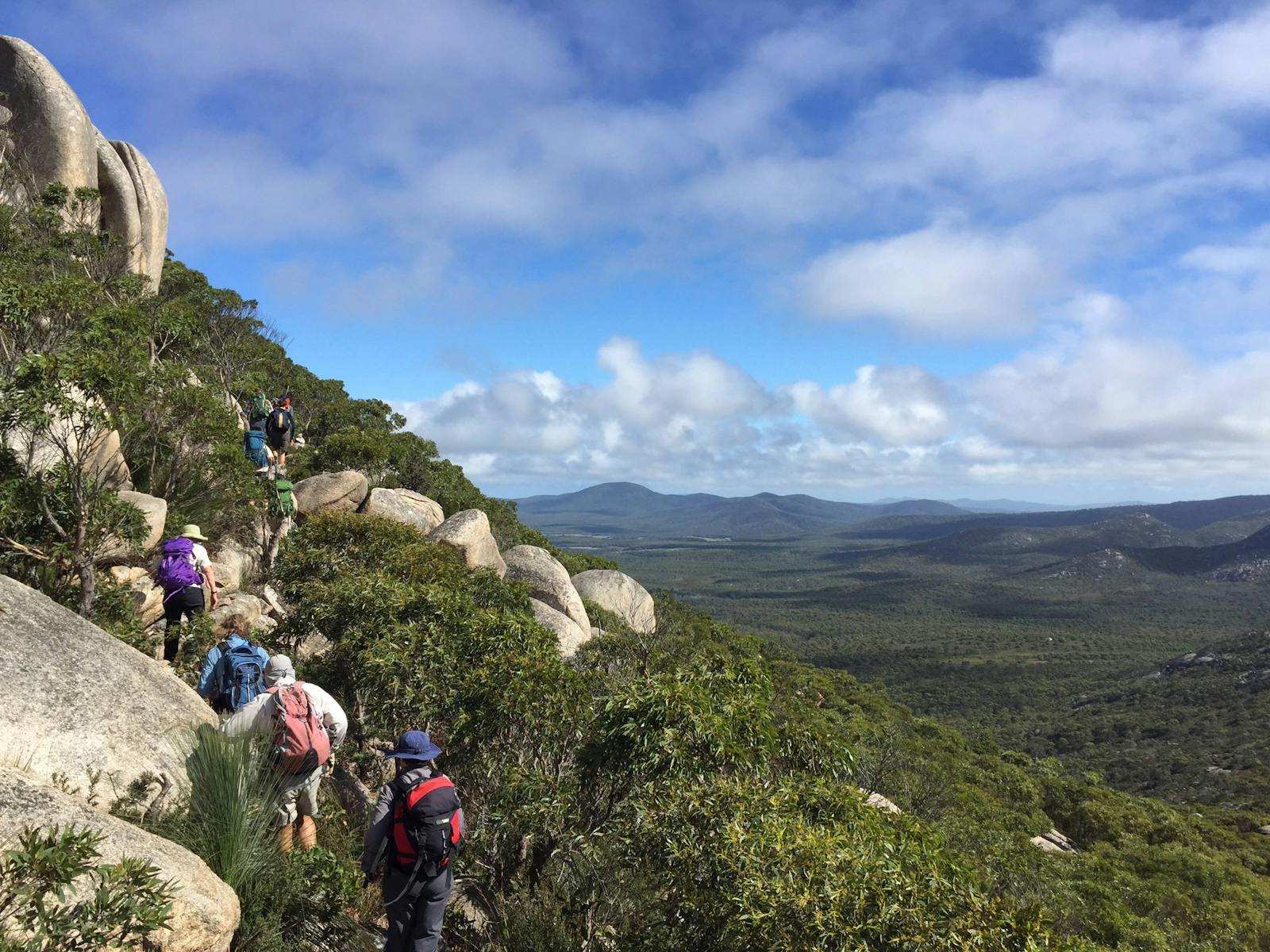 Killie ascent Flinders Island