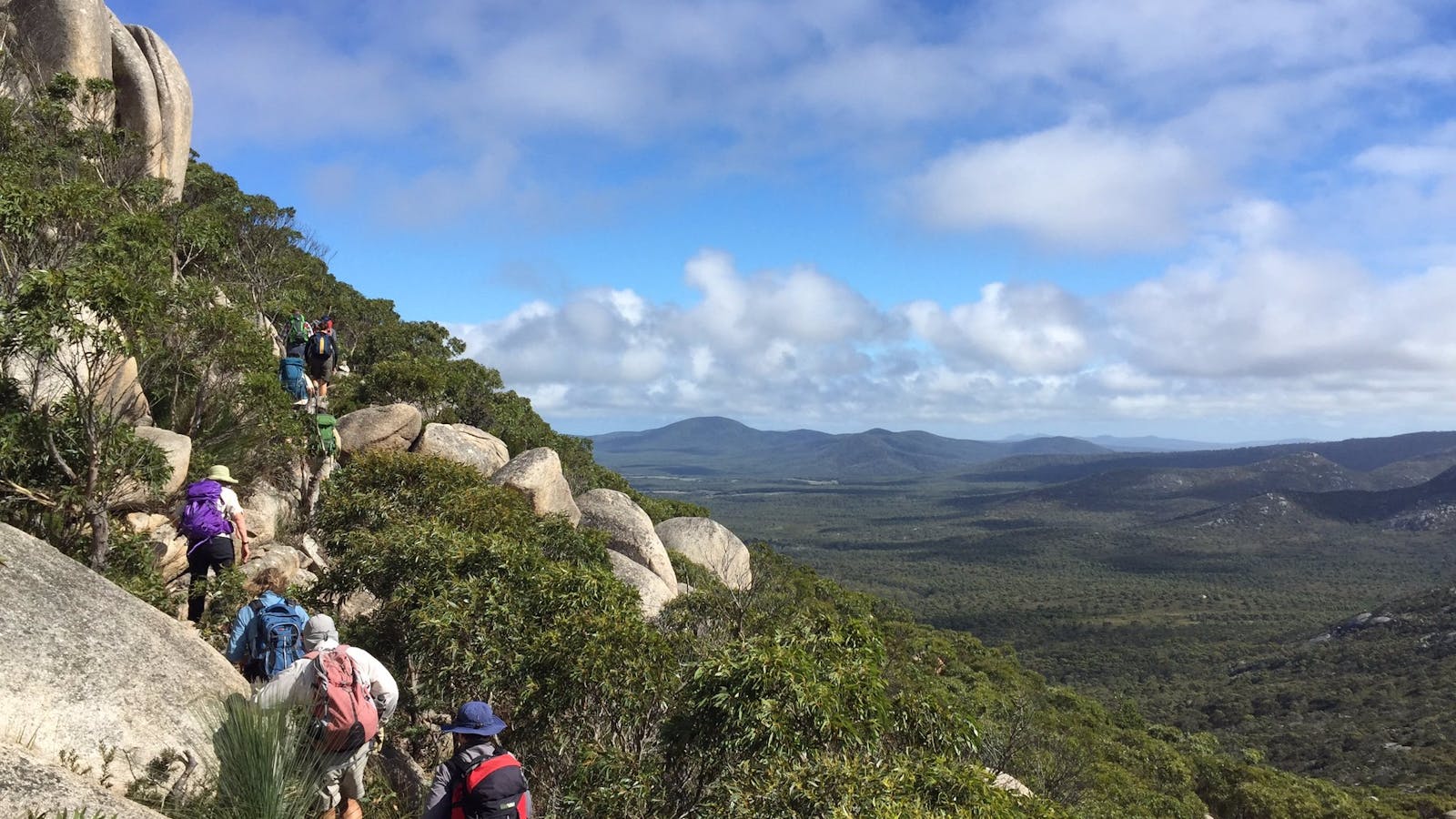 Killie ascent Flinders Island