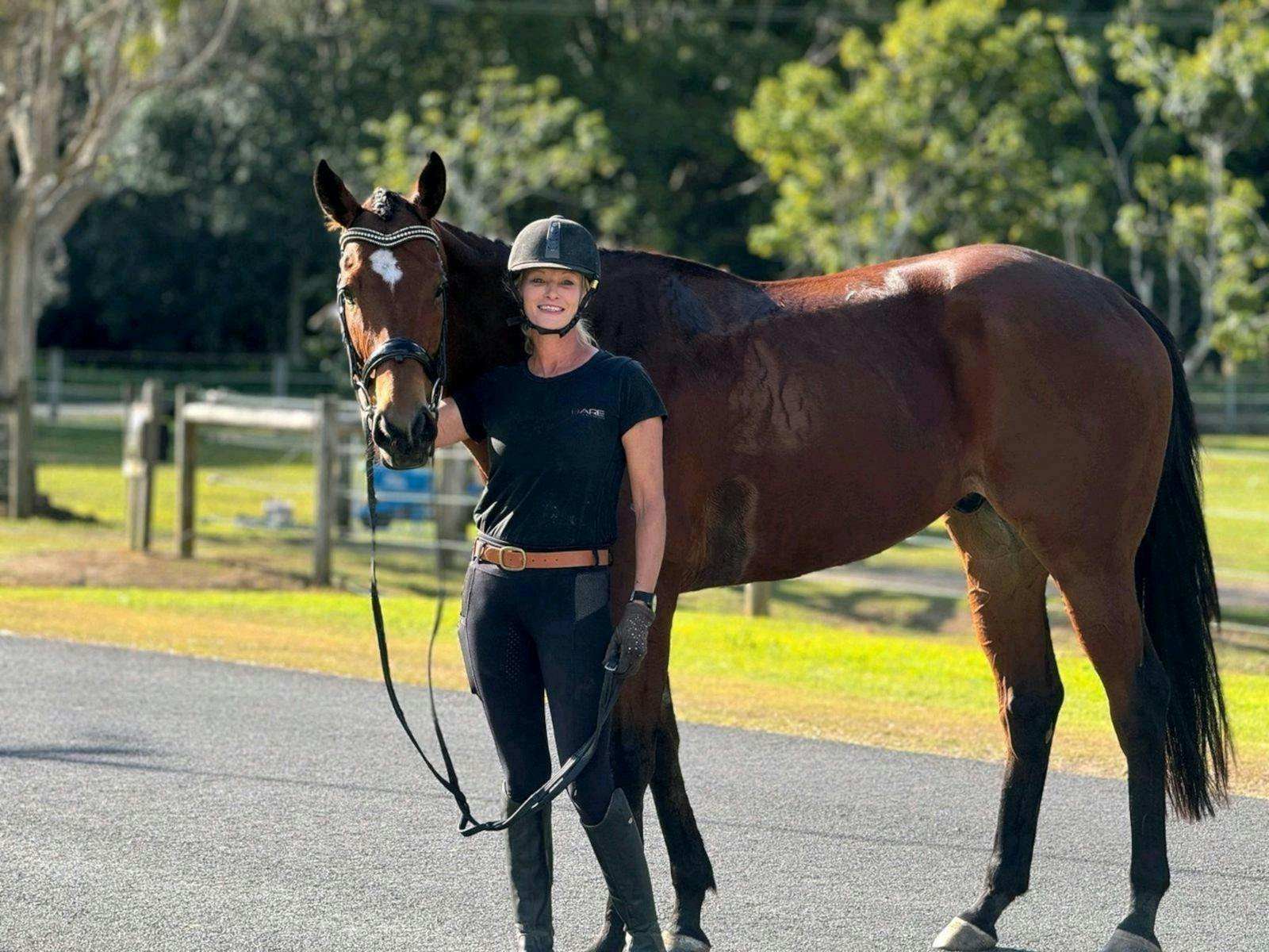 lady and horse