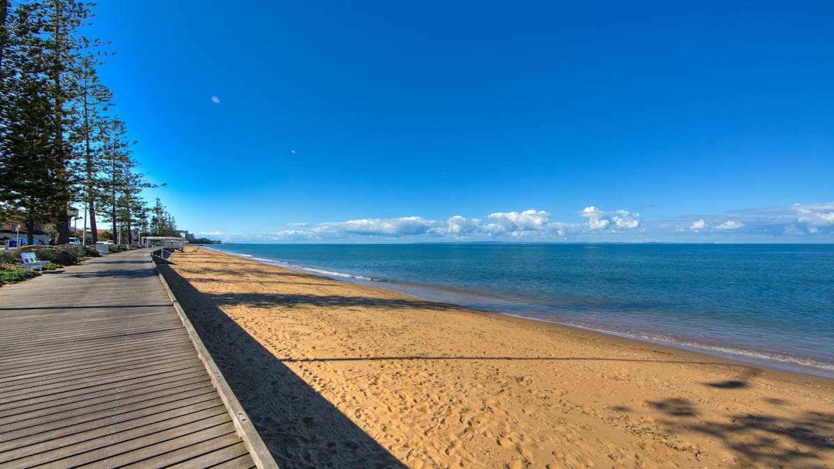 The Moreton Bay Cycleway at Margate Beach, Redcliffe