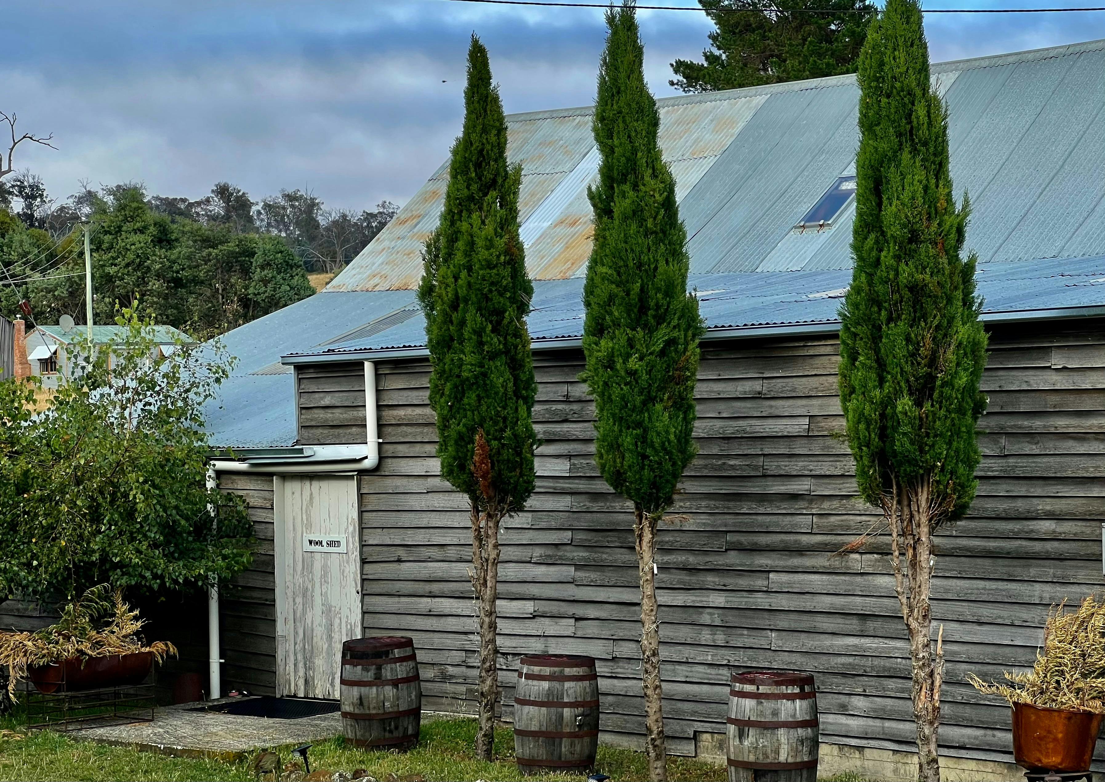 heritage listed wool shed lunch venue