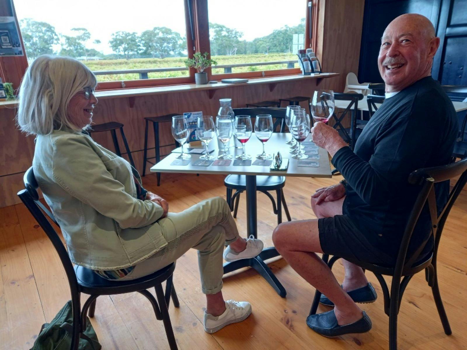 Guests enjoying a tasting in Langhorne Creek