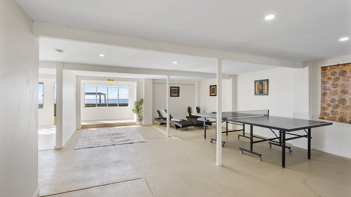 Downstairs living area
