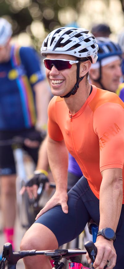 Richie Porte, Australian former professional road bicycle racer, on bike on Signature Tour '25