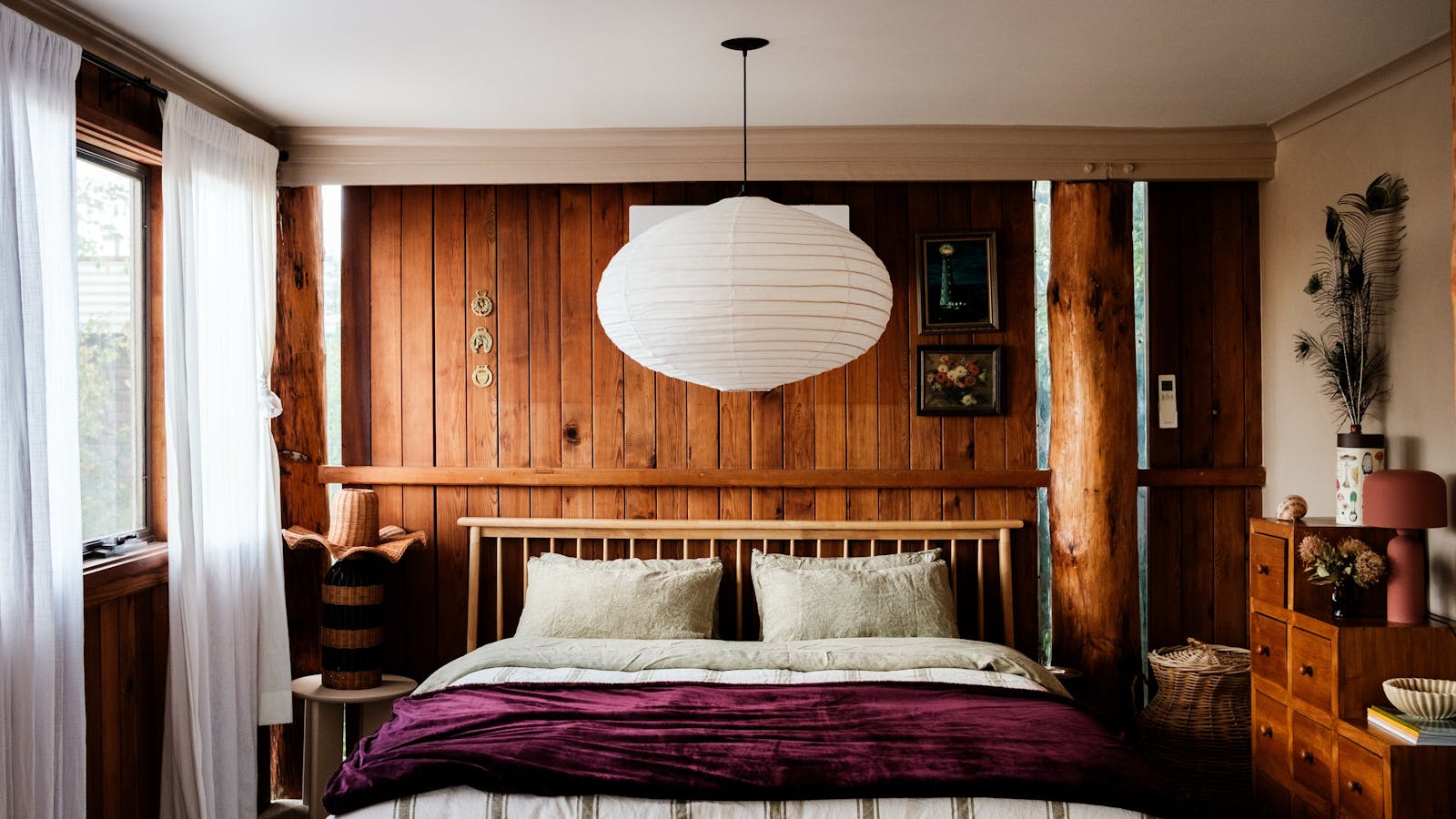 The king bedroom makes for a cosy slumber.