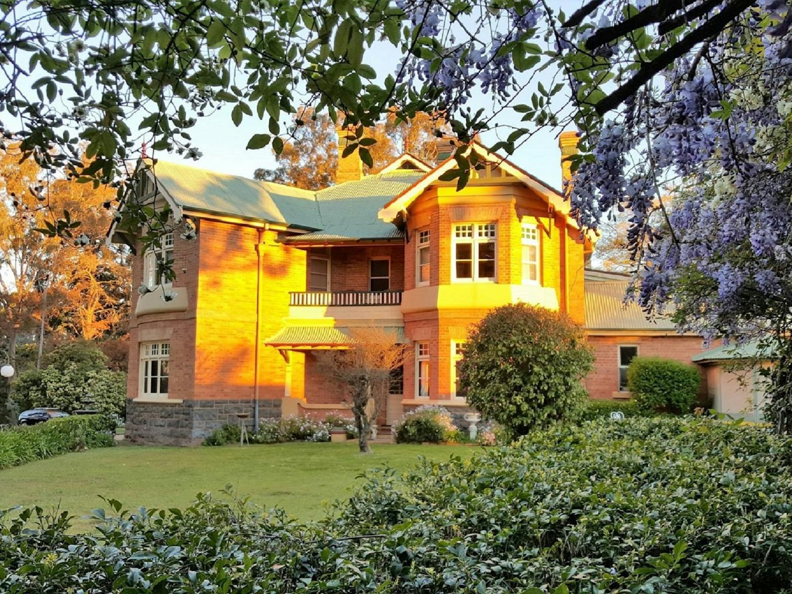 Front of Blair Athol Manor Home in the sunset