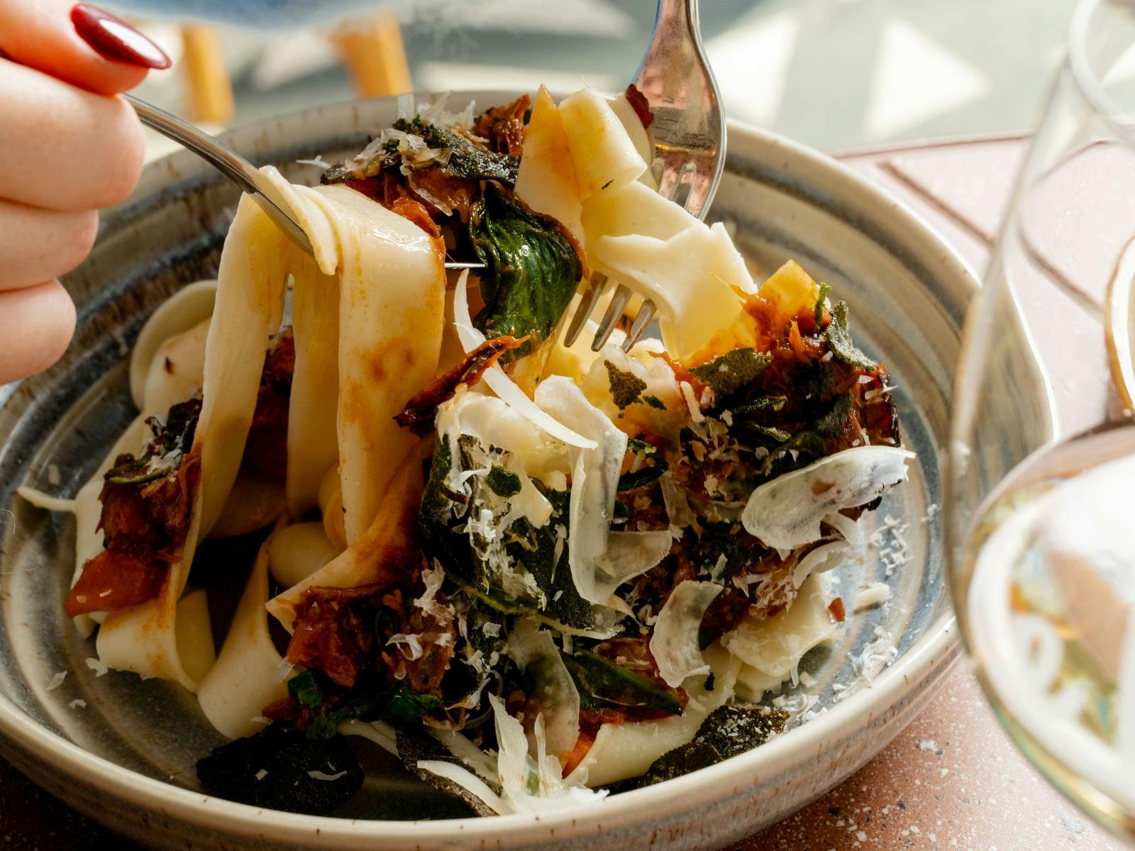 Pasta & Wine at ela at Hotel Alba