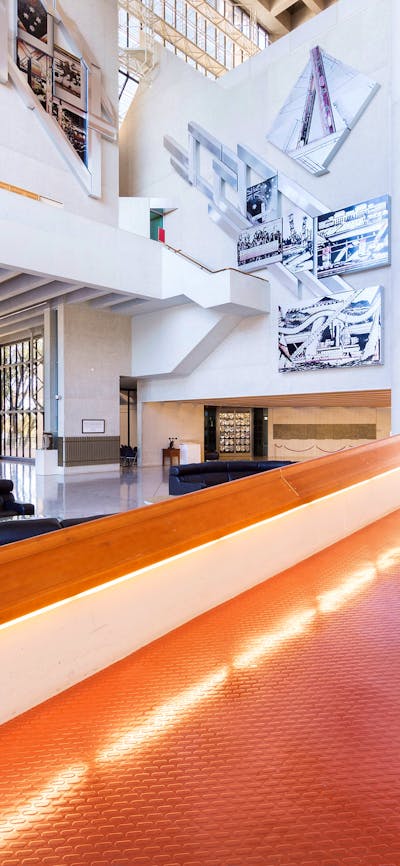 High Court of Australia interior public hall during the day