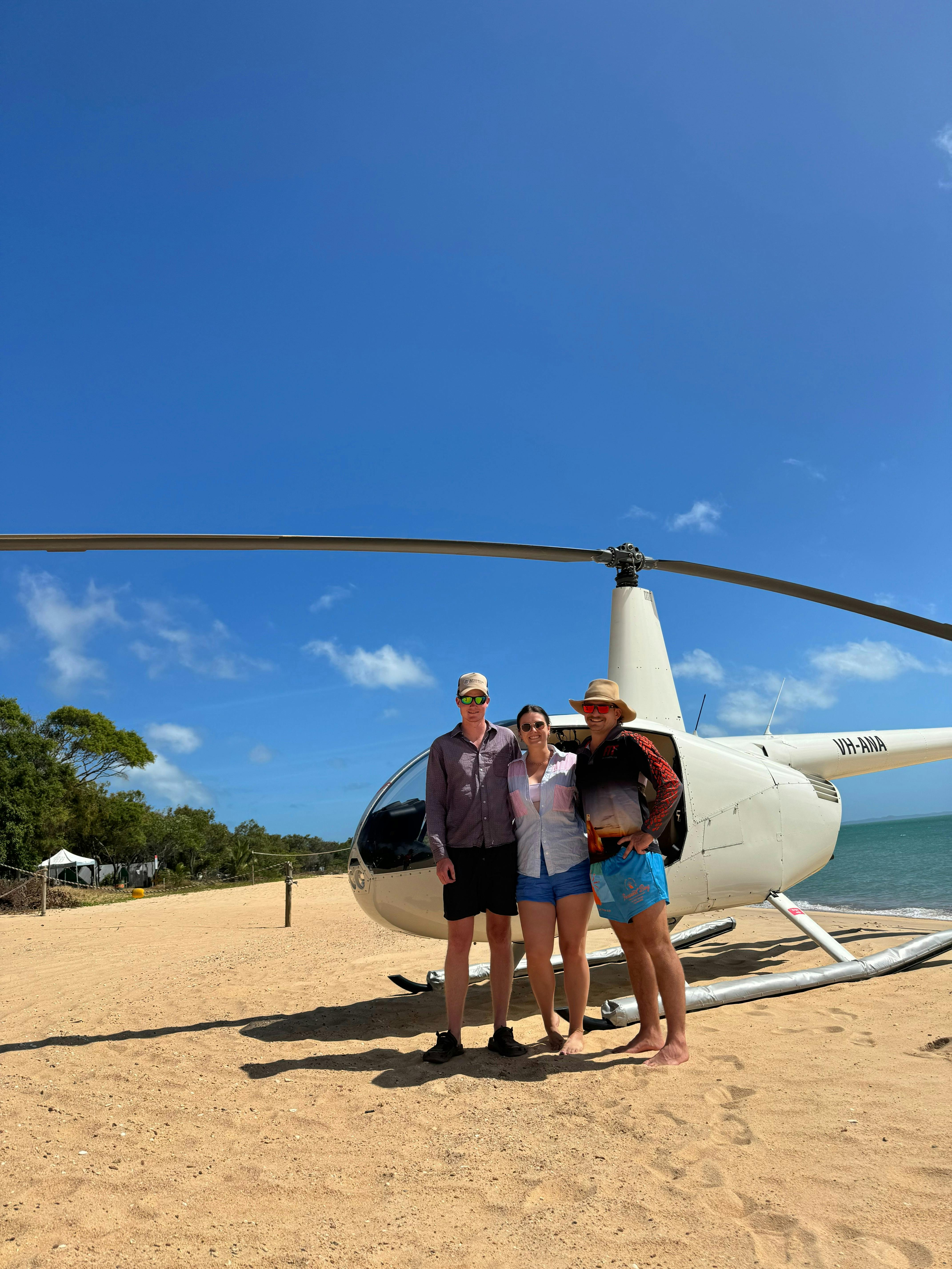 Punsand Bay Cape York Helicopter