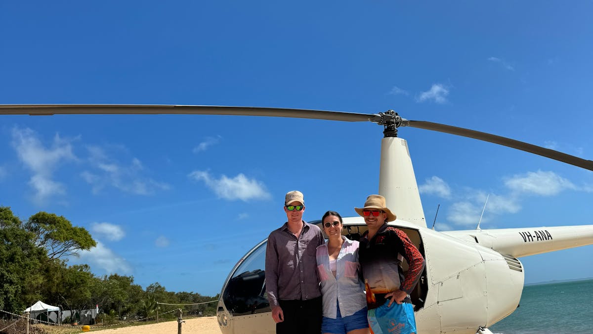 Punsand Bay Cape York Helicopter